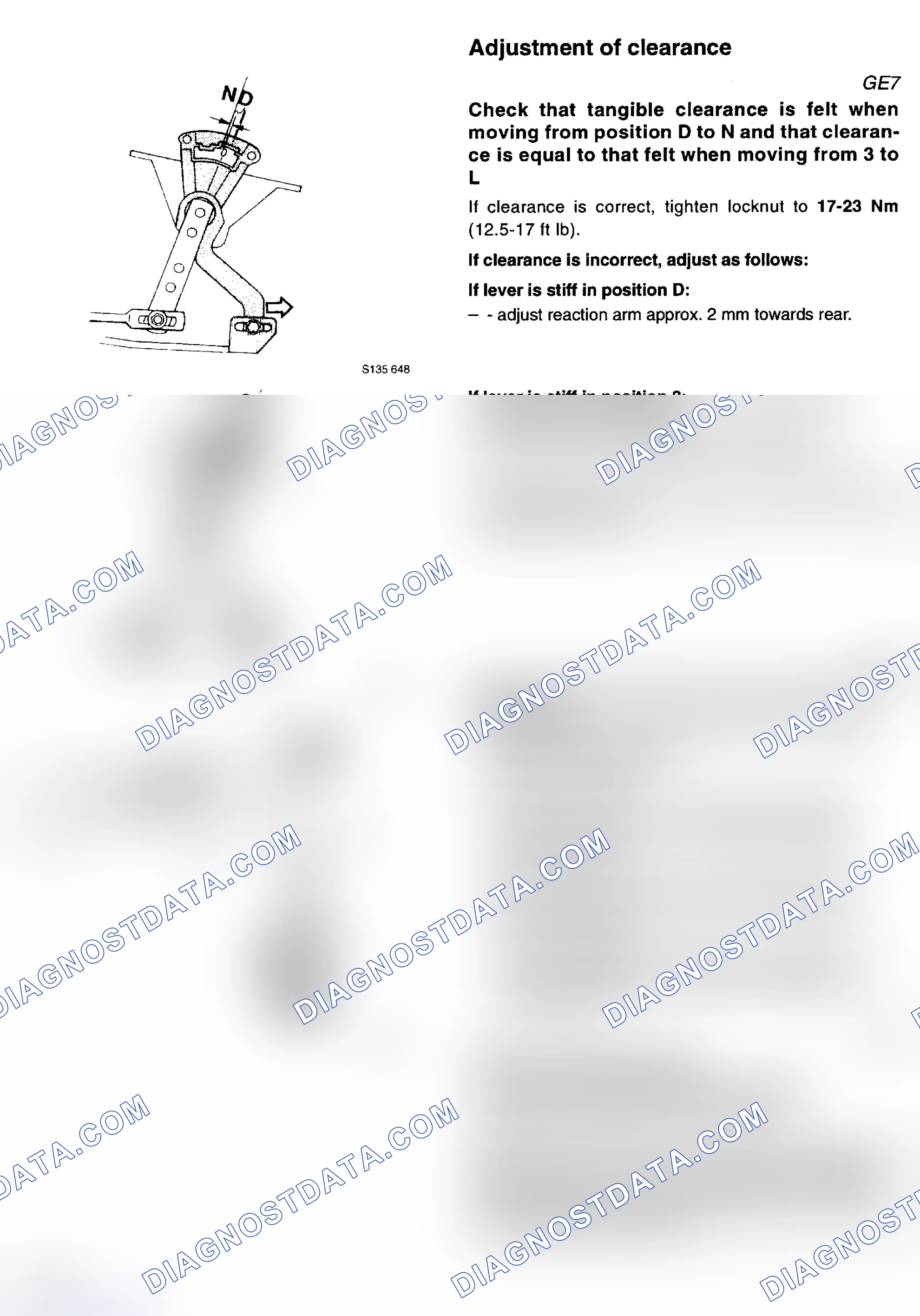 Scheme 17: ADJUSTING CLEARANCE (1991-92)