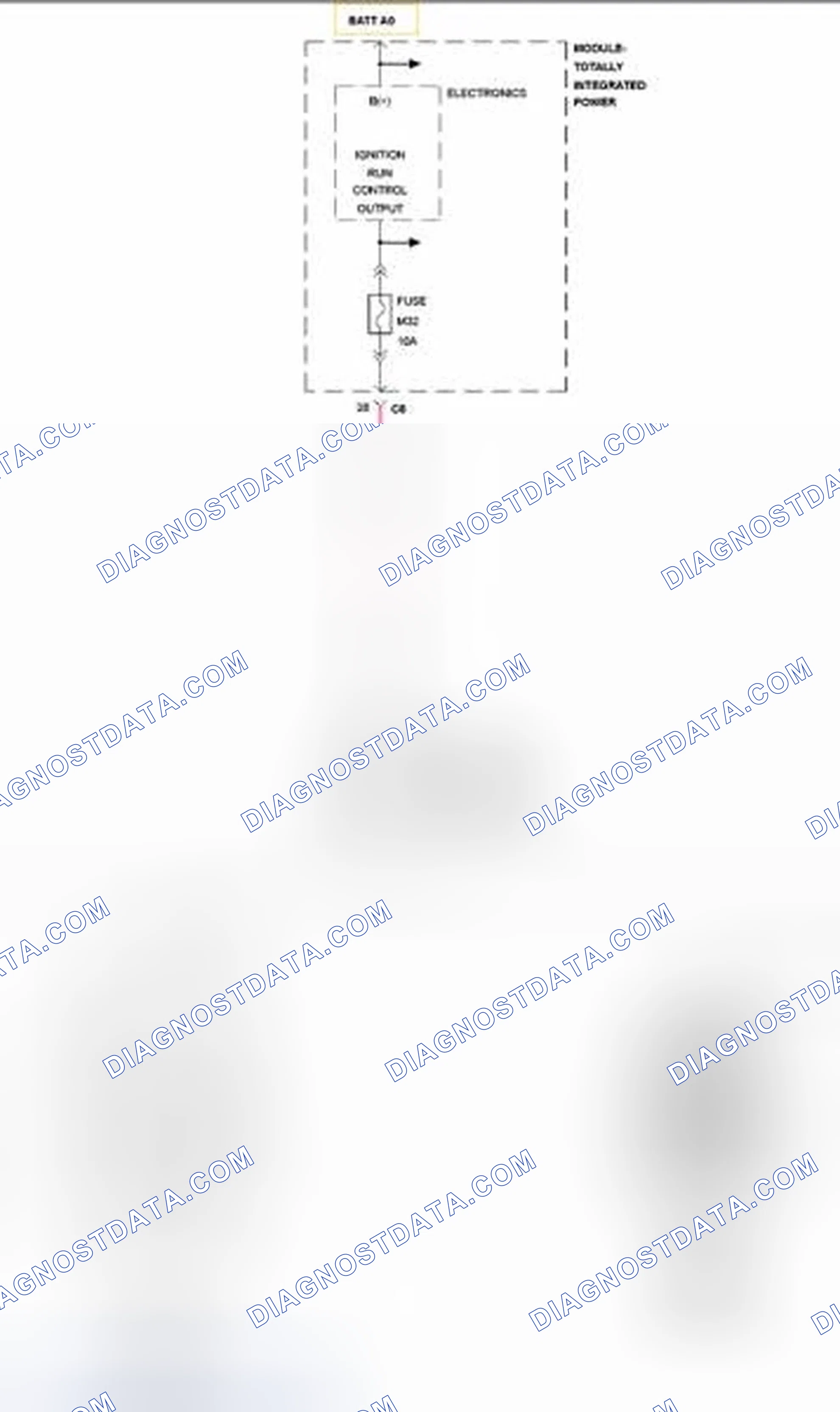Scheme 140: B212D-13-IGNITION RUN ONLY INPUT-CIRCUIT OPEN