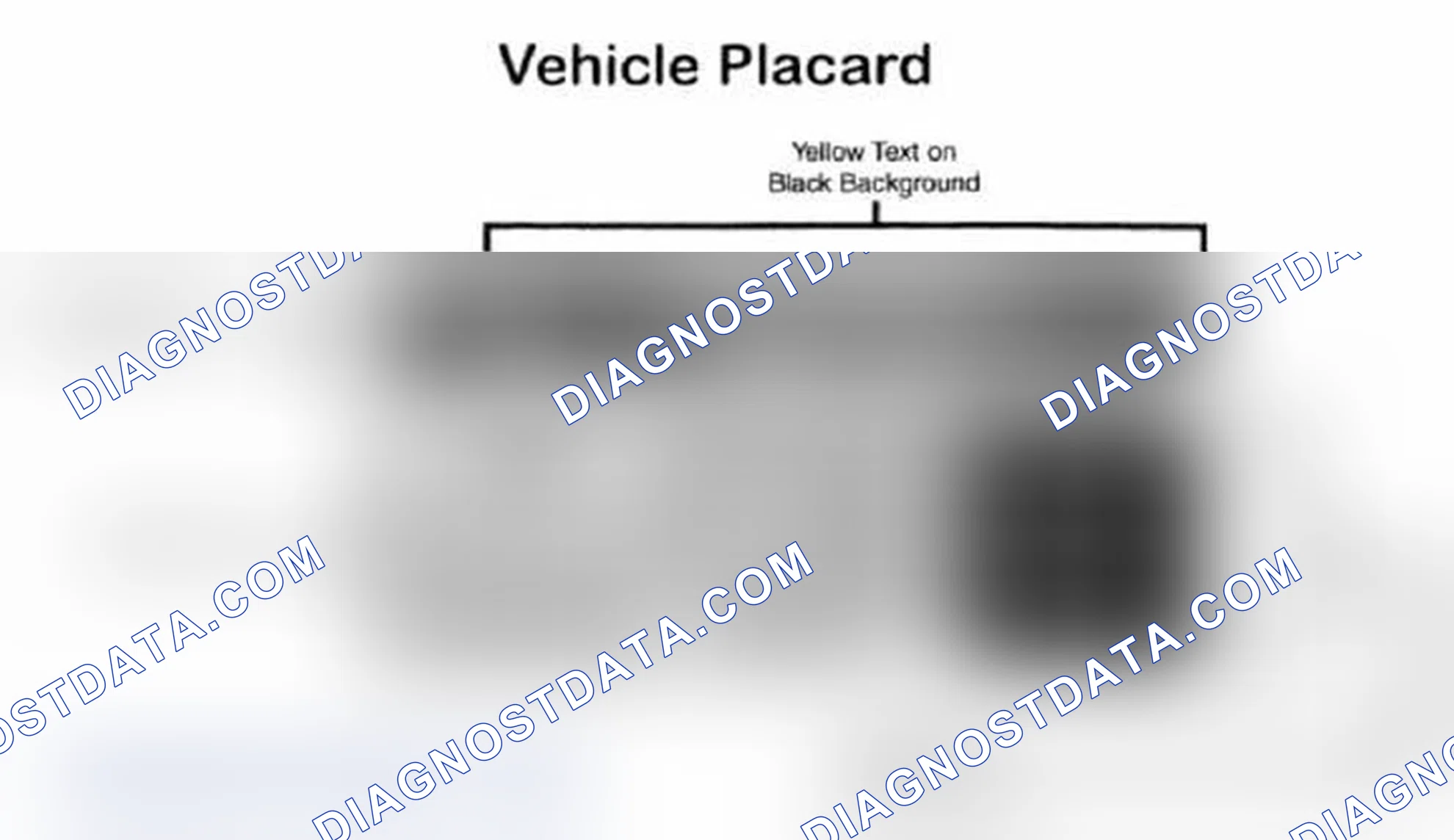 Scheme 28: Vehicle Tire Placard - Typical