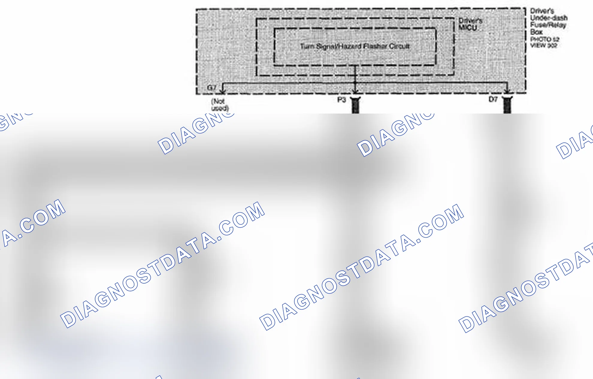 Scheme 140: Right Turn Signal Circuit Diagram (Page 15-14)