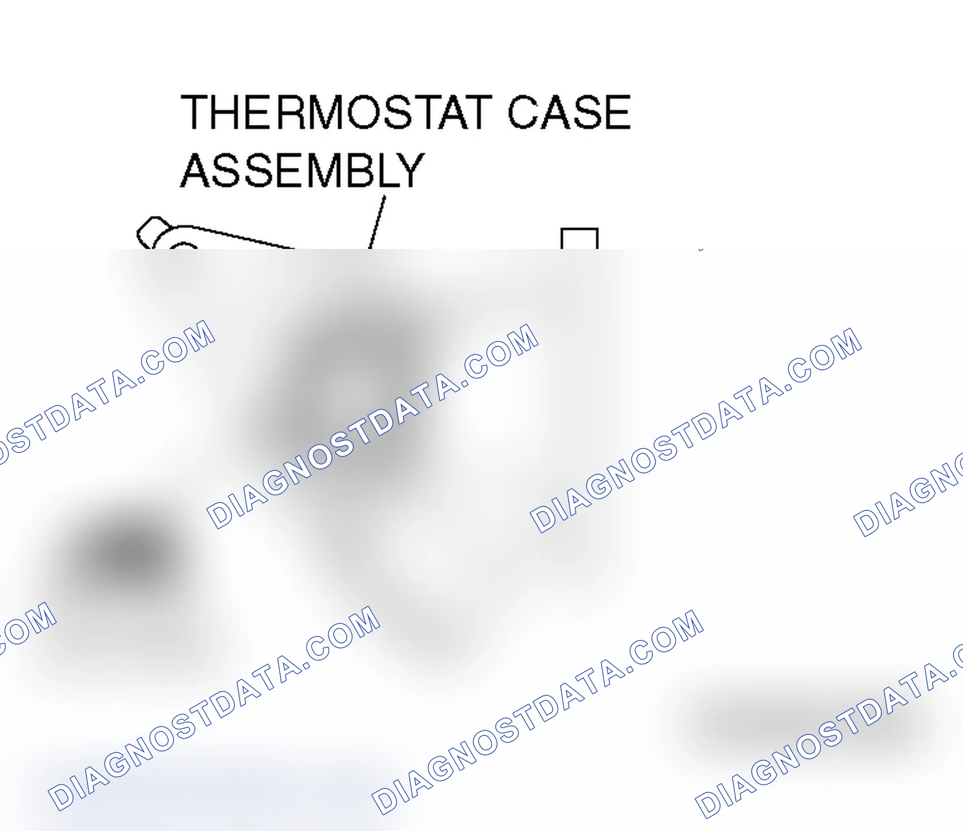 Scheme 7: >> A << THERMOSTAT CASE ASSEMBLY INSTALLATION