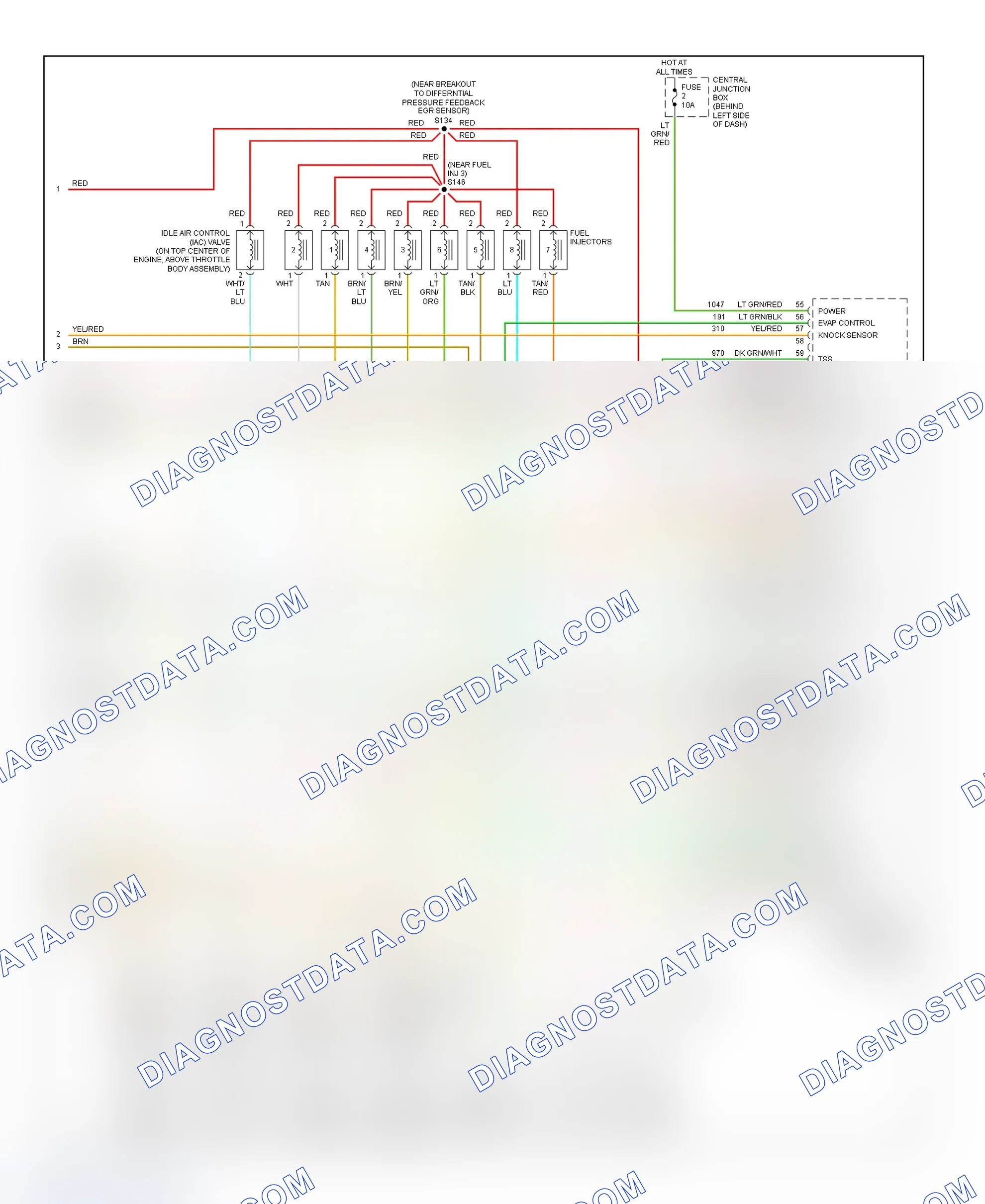 Scheme 8: PCM Wiring Diagram (Continental - 4.6L - 4 Of 4)
