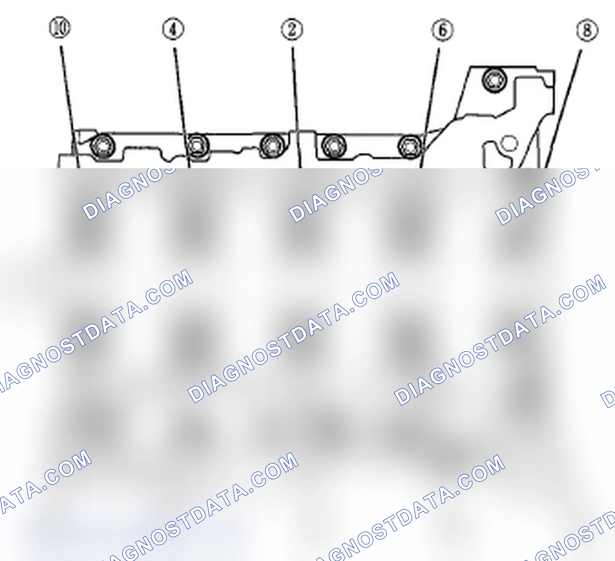 Scheme 605: Main Bearing Clearance Inspection