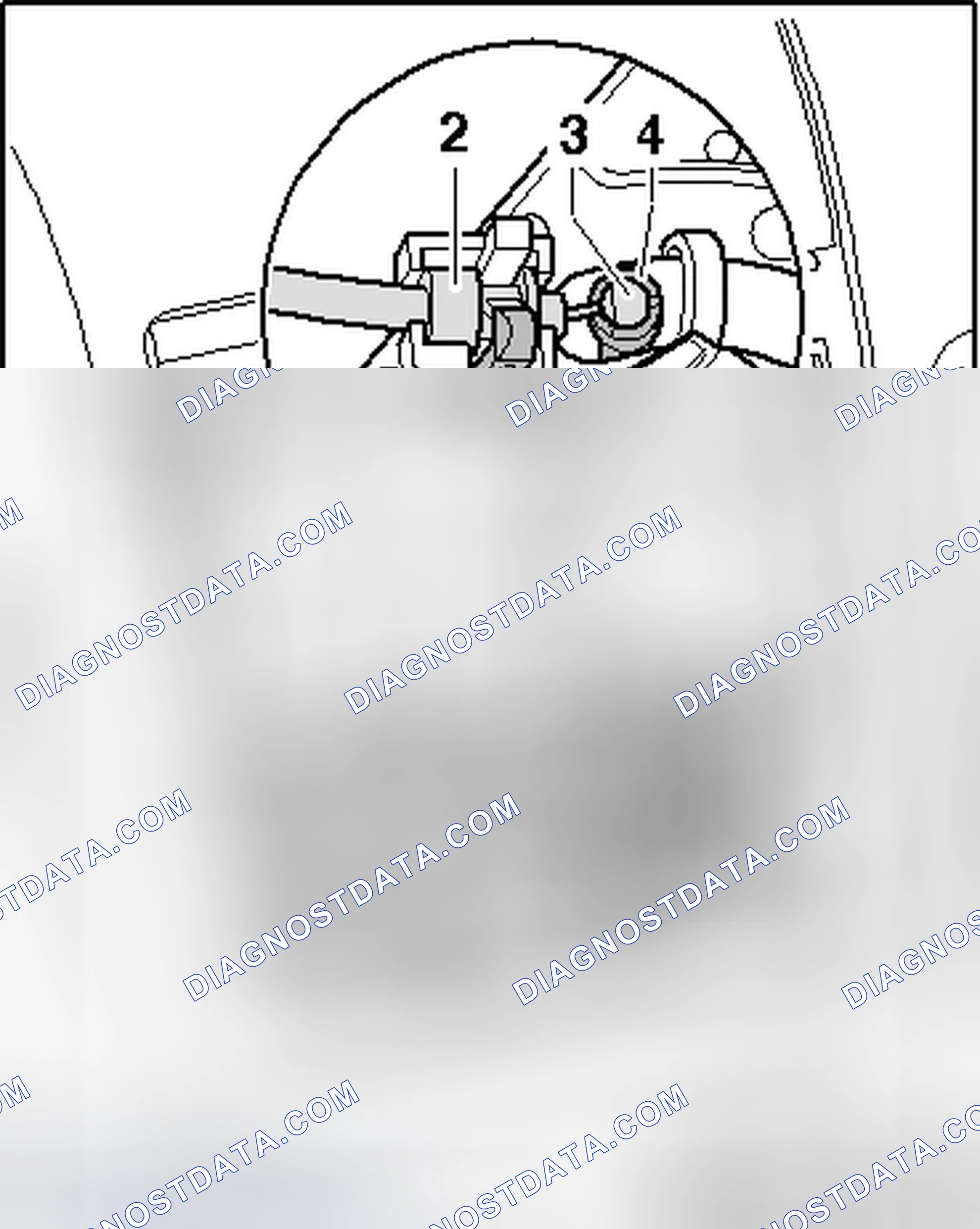 Scheme 97: TEMPERATURE DOOR RELEASE CABLE