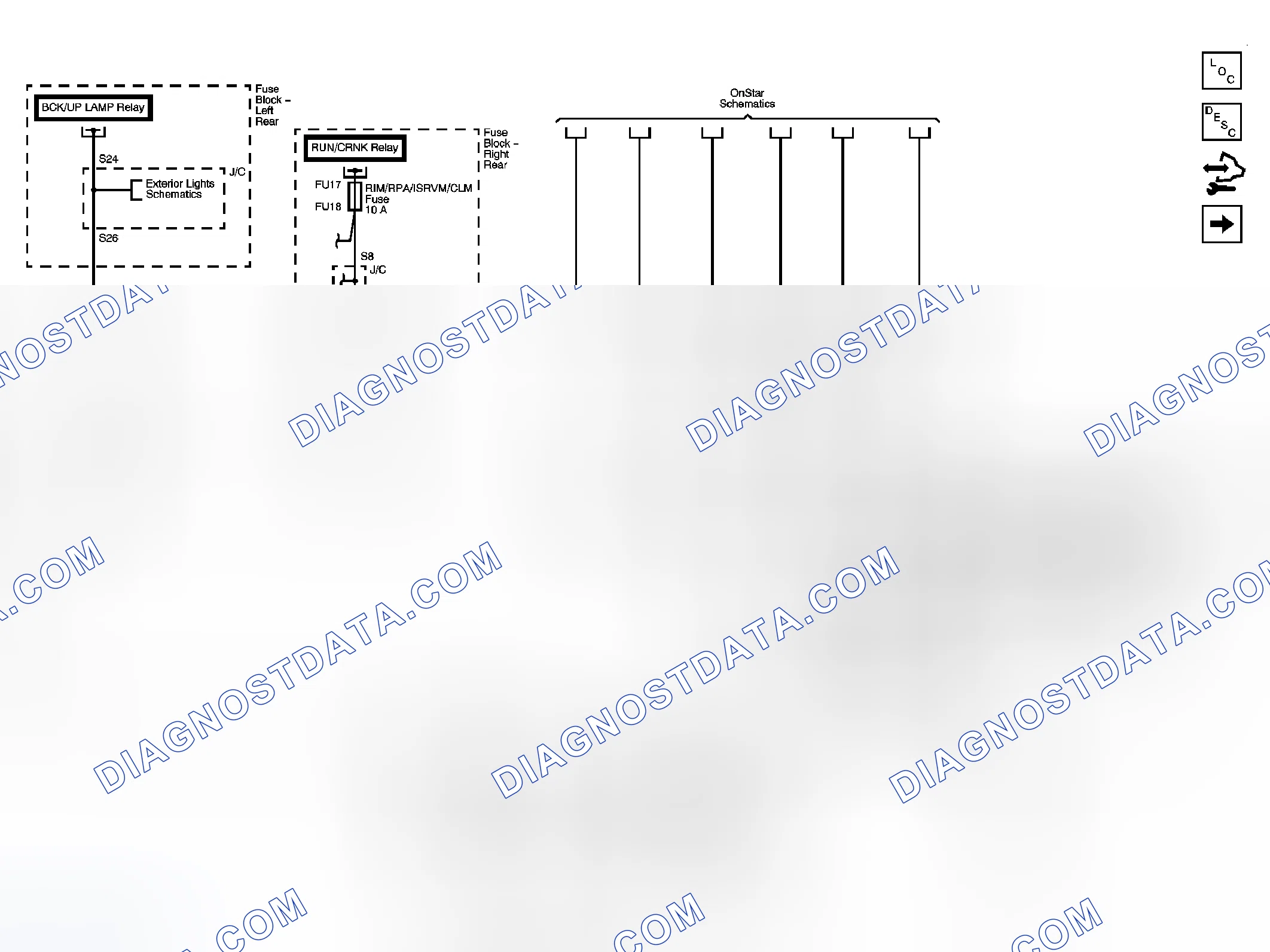 Scheme 1: Inside Rearview Mirror Schematics