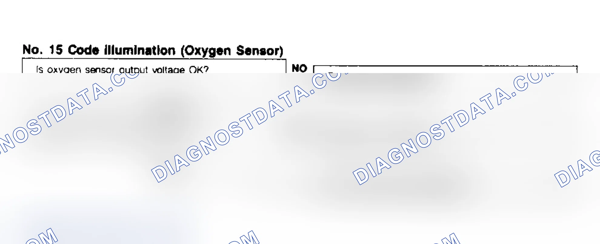 Scheme 55: Code No.15 - Oxygen Sensor