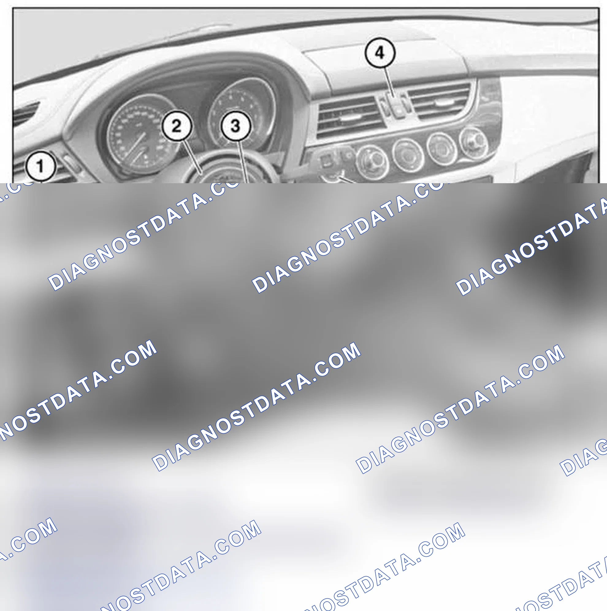 Scheme 164: 61 31... Overview of switches in instrument panel/driver's footwell