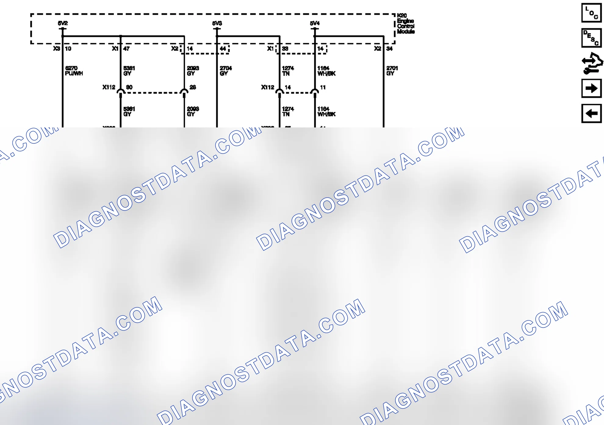 Scheme 92: 5V2, 5V3, 5V4 And Low Reference Bus (2 Of 3)