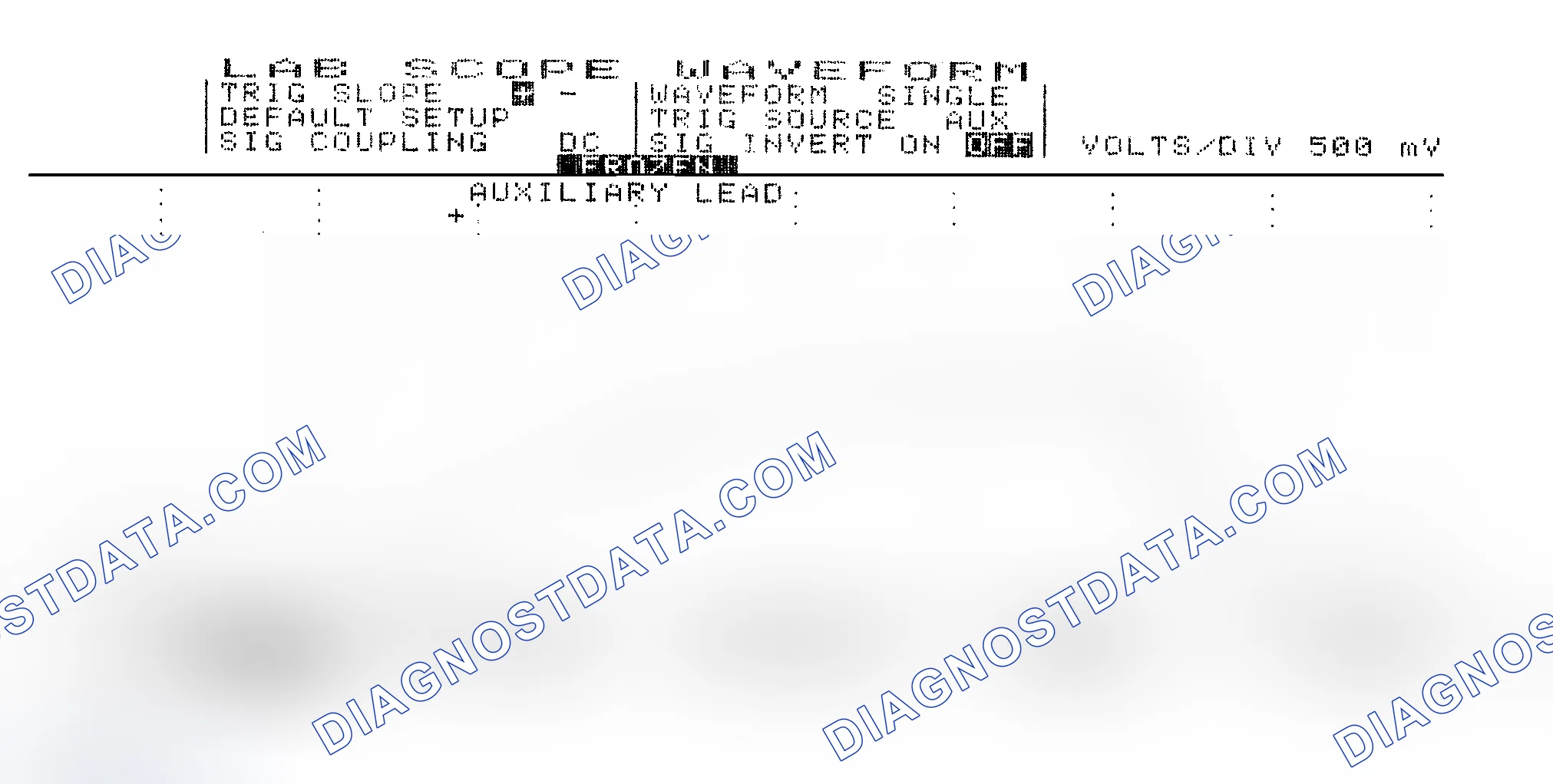 Scheme 14: Single Injector w/Excessive Current Flow - Current Pattern