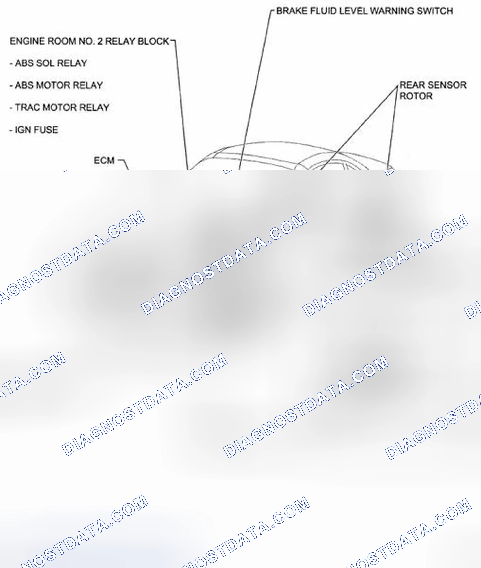 Scheme 148: Identifying Vehicle Stability Control System Parts Location (1 Of 2)