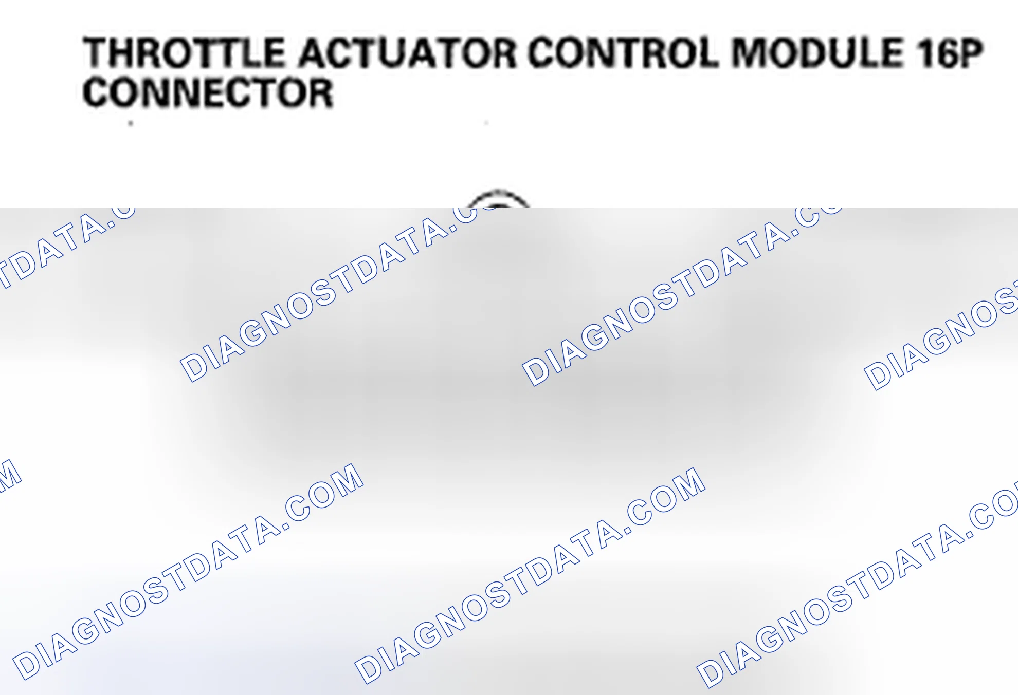 Scheme 35: DTC P2118: Throttle Actuator Current Range/ Performance Problem