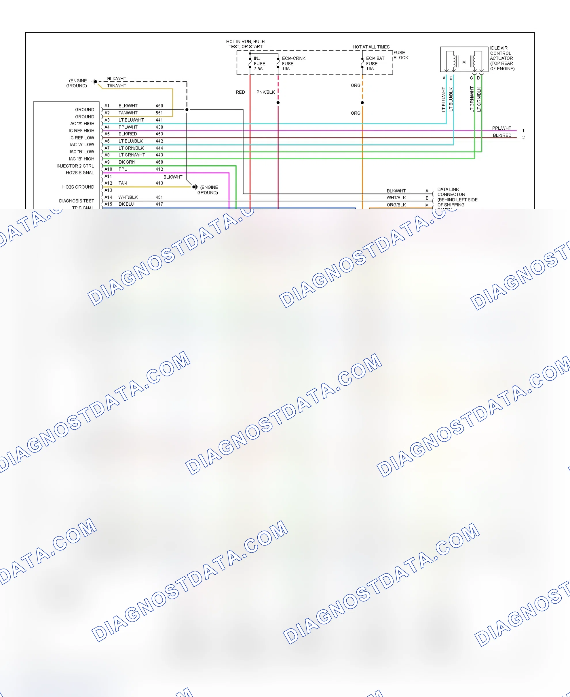 Scheme 24: Wiring Diagram ("P" Series - 4.3L With M/T - 1 Of 2)