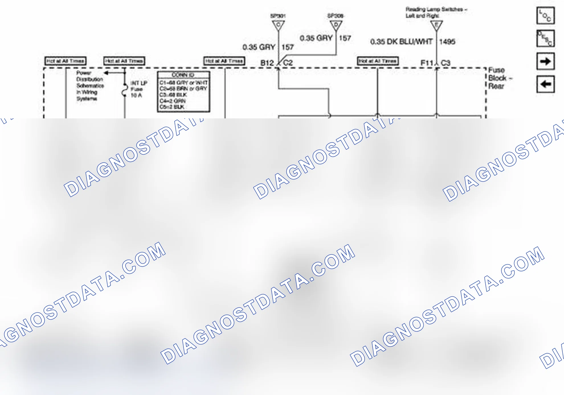Scheme 396: Interior Lamp Relays