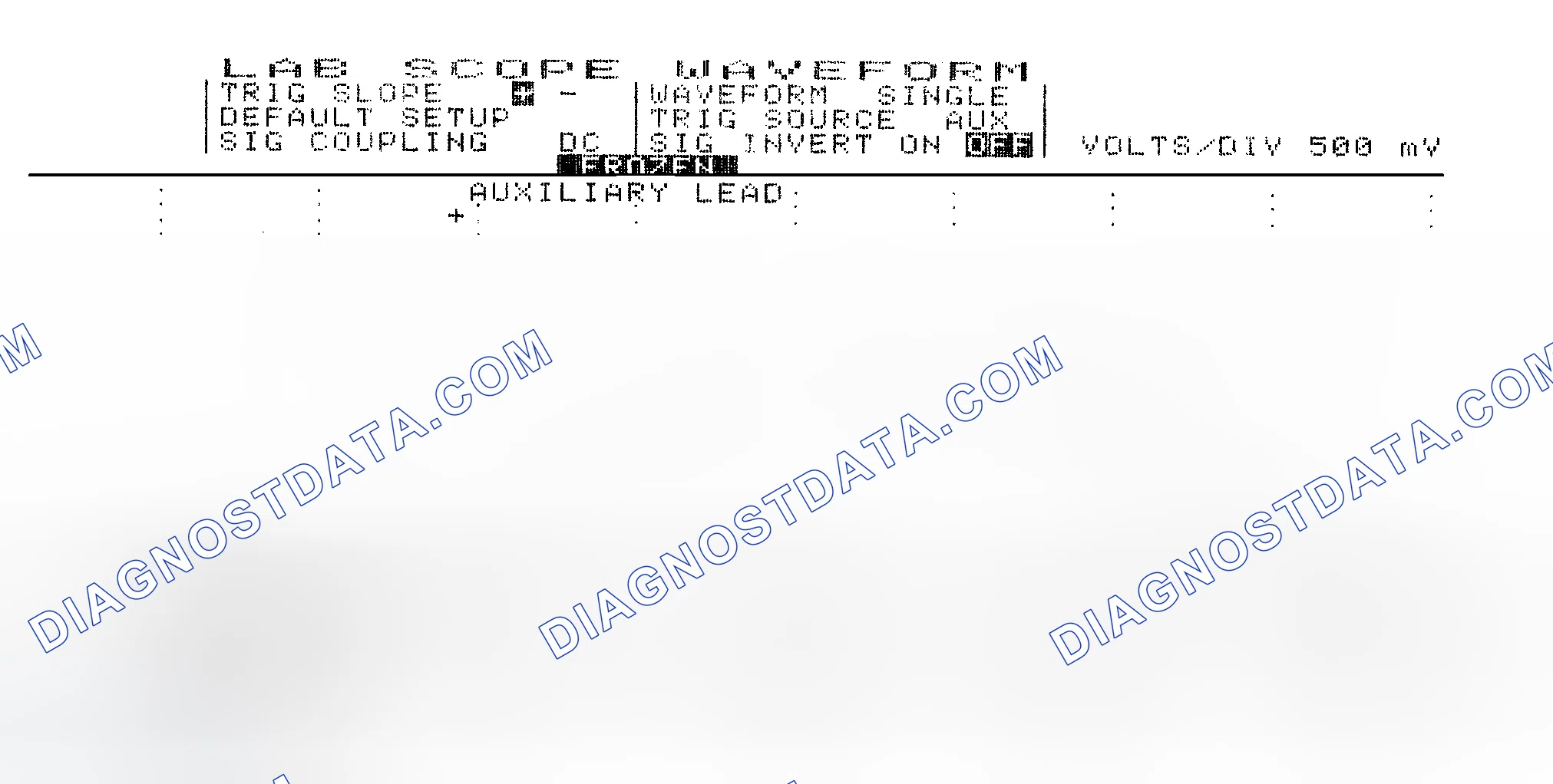 Scheme 14: Single Injector w/Excessive Current Flow - Current Pattern