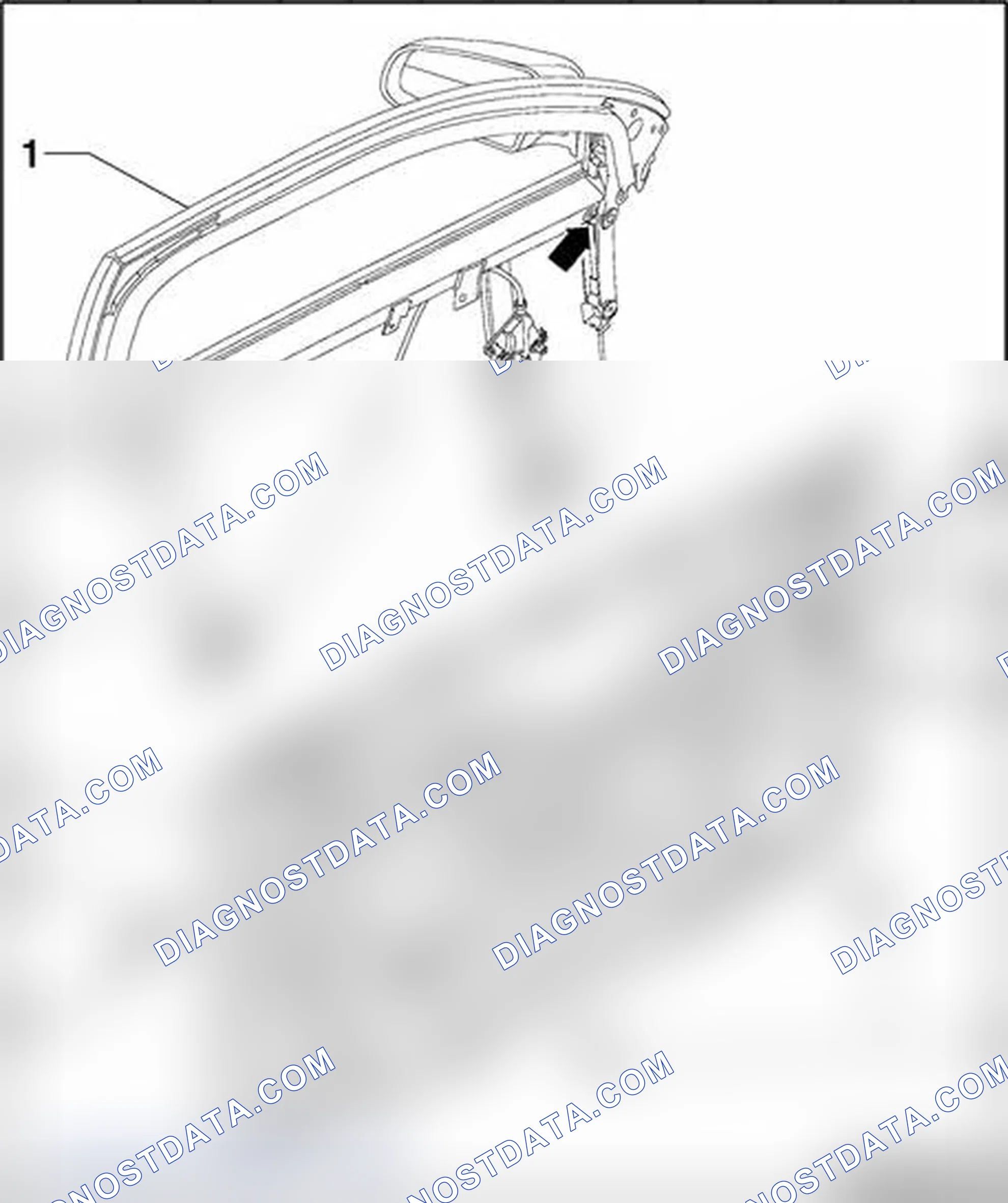 Scheme 61: Window frame and window regulator, removing and installing