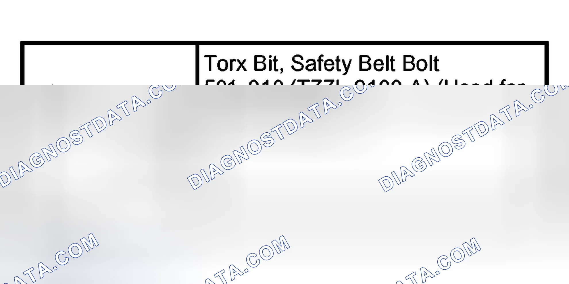 Scheme 53: Safety Belt Buckle - Rear Captains Chair