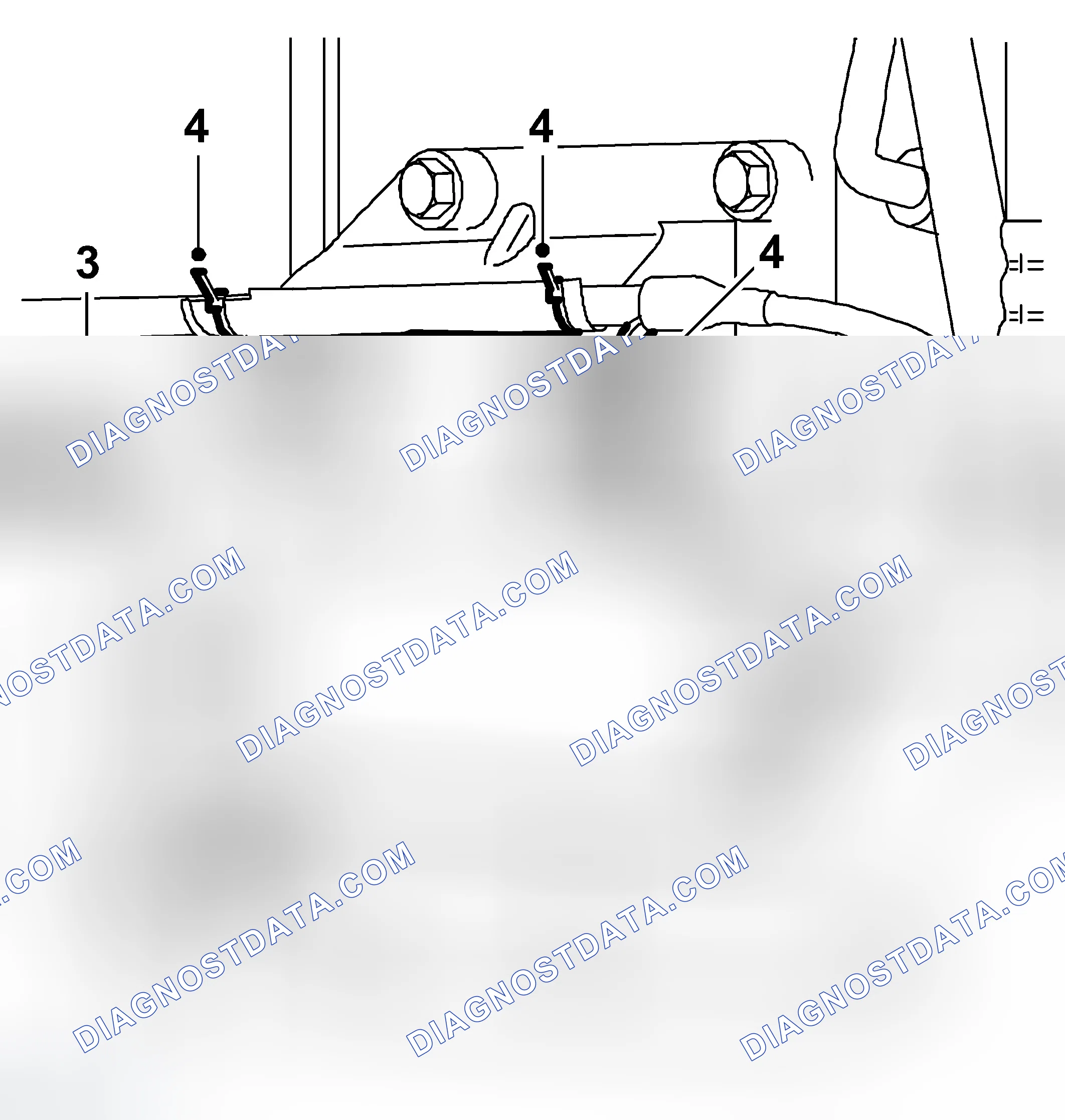 Scheme 40: Fitting Starter Motor (Diesel Engine)