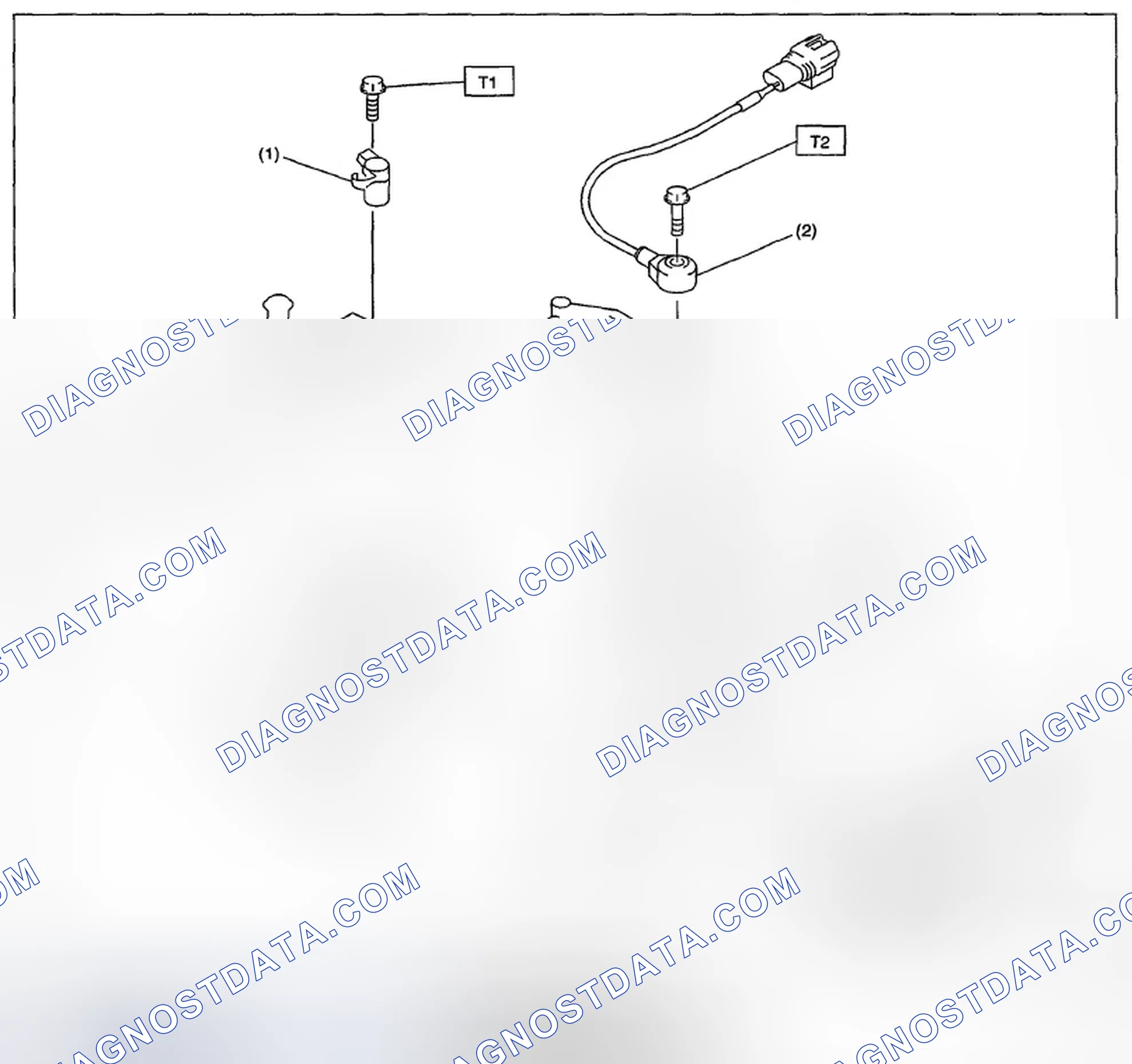 Scheme 314: CRANKSHAFT POSITION, CAMSHAFT POSITION AND KNOCK SENSORS