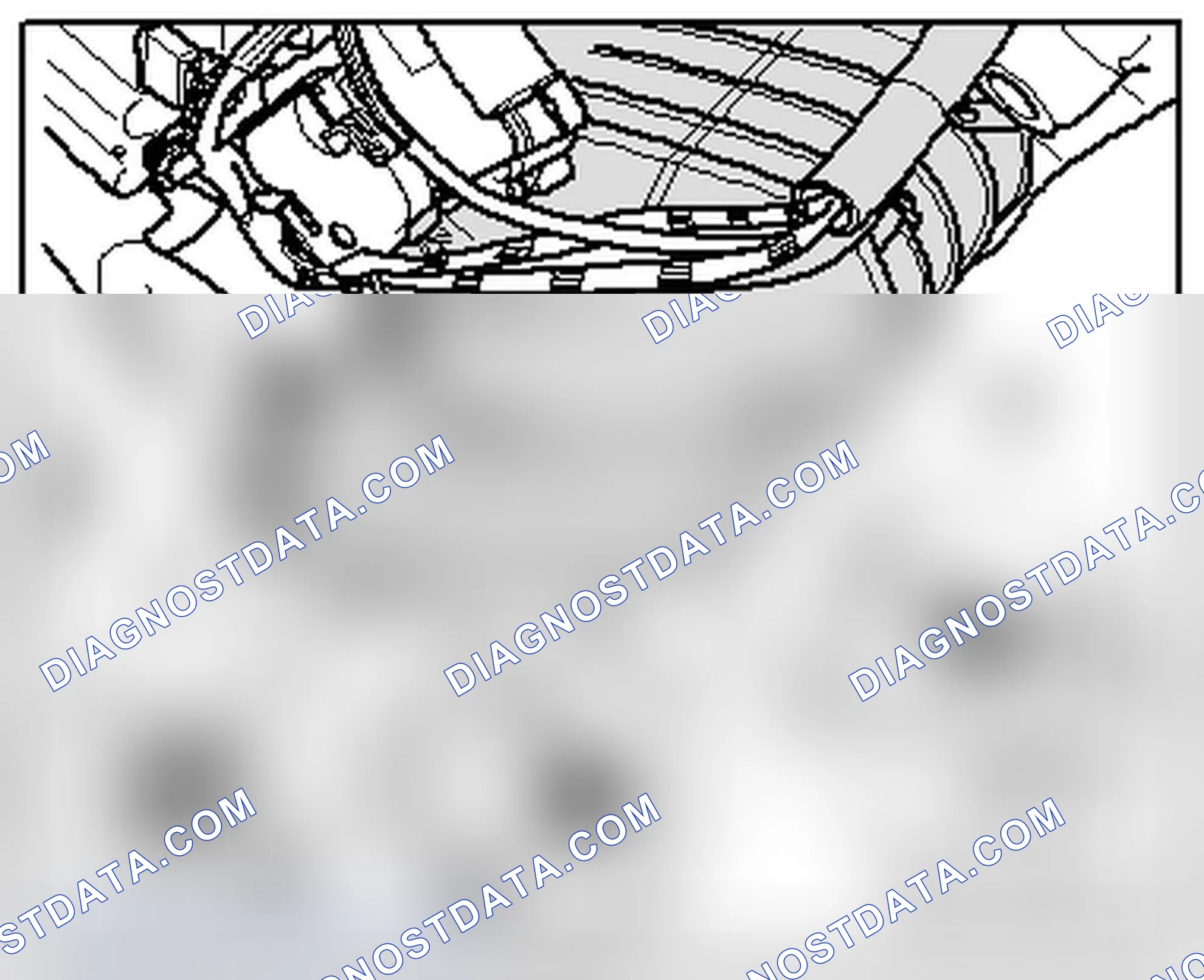 Scheme 92: LEFT HEATER CORE COVERS - HEATING & A/C UNIT INSTALLED