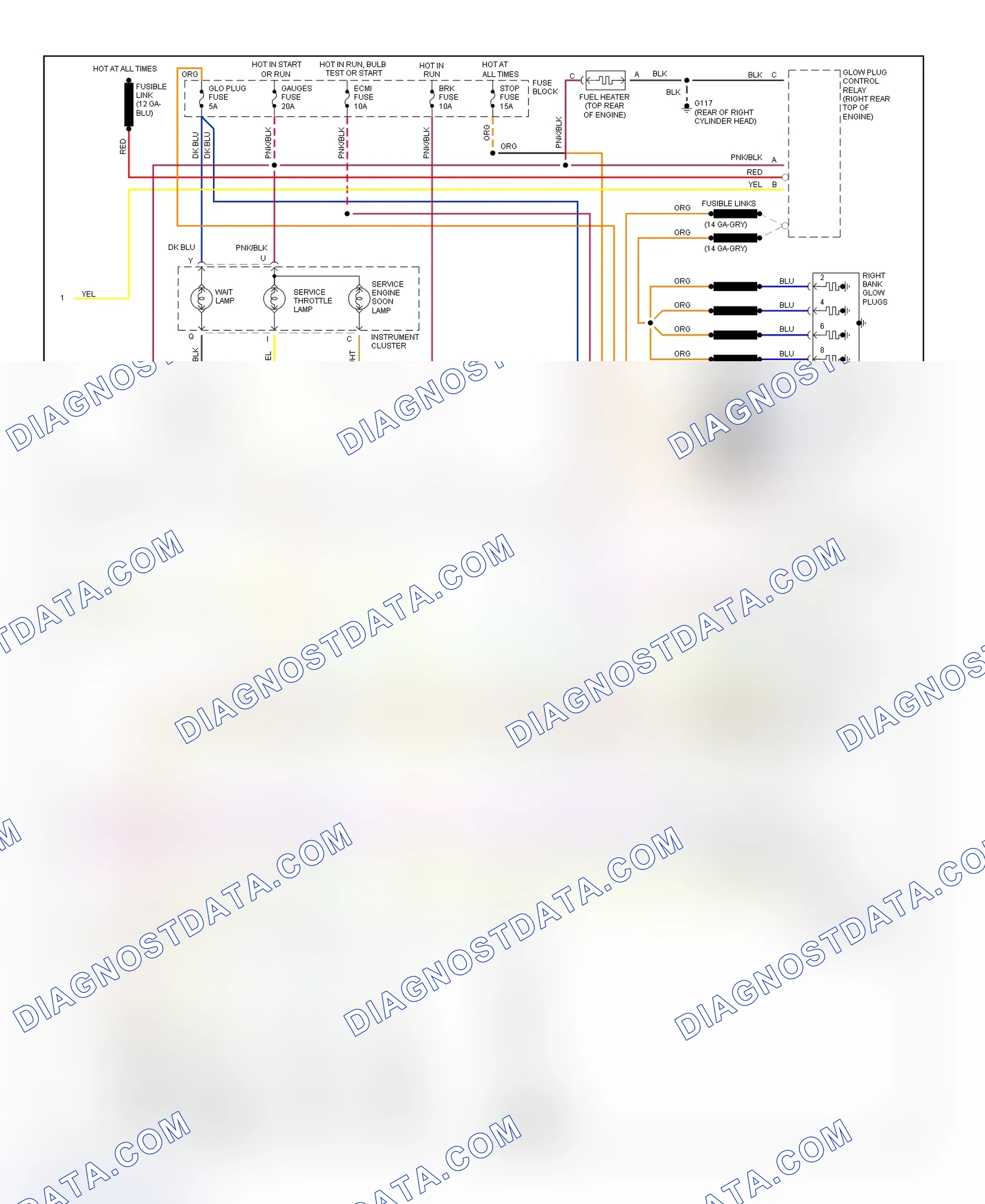 Scheme 64: Wiring Diagram (Van - 6.5L Diesel VIN P - 2 Of 2)