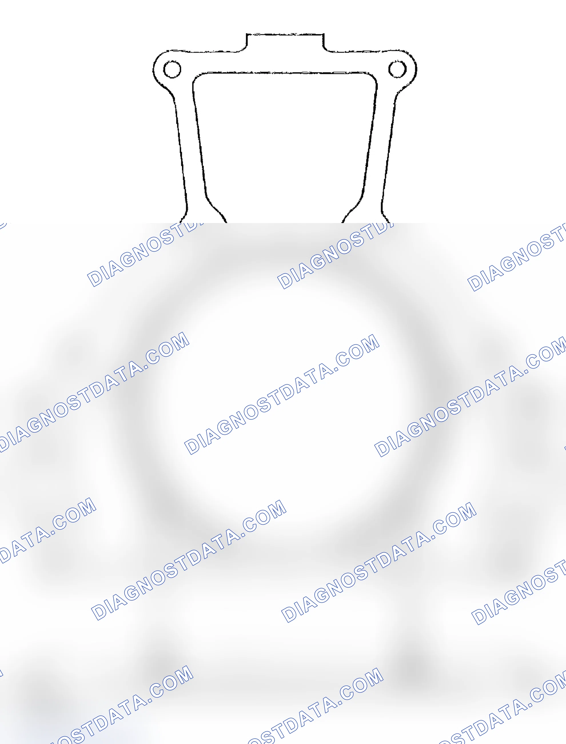 Scheme 807: Crankshaft Rear Oil Seal Housing