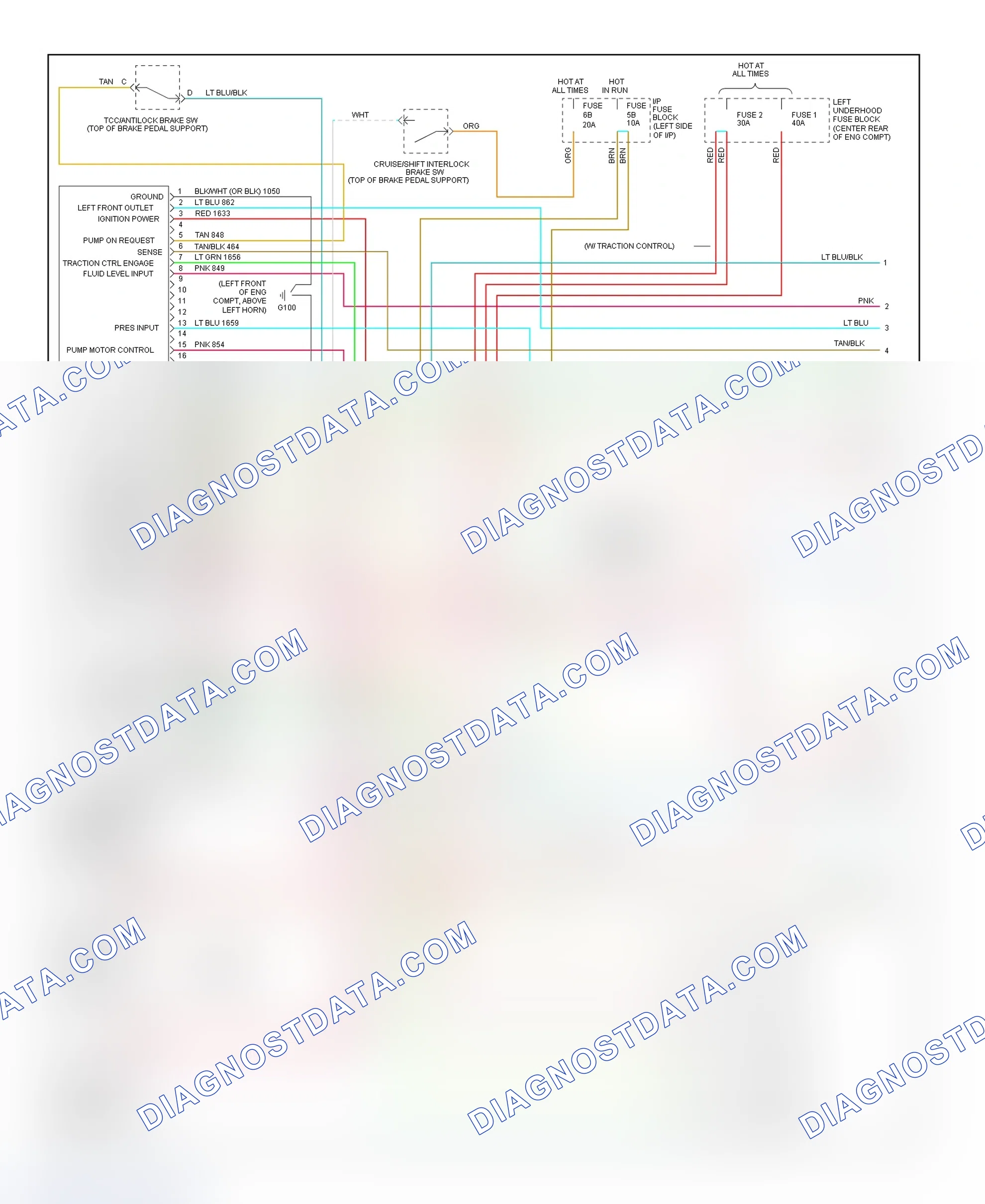 Scheme 65: ABS/TCS Wiring Diagram (1 Of 2)