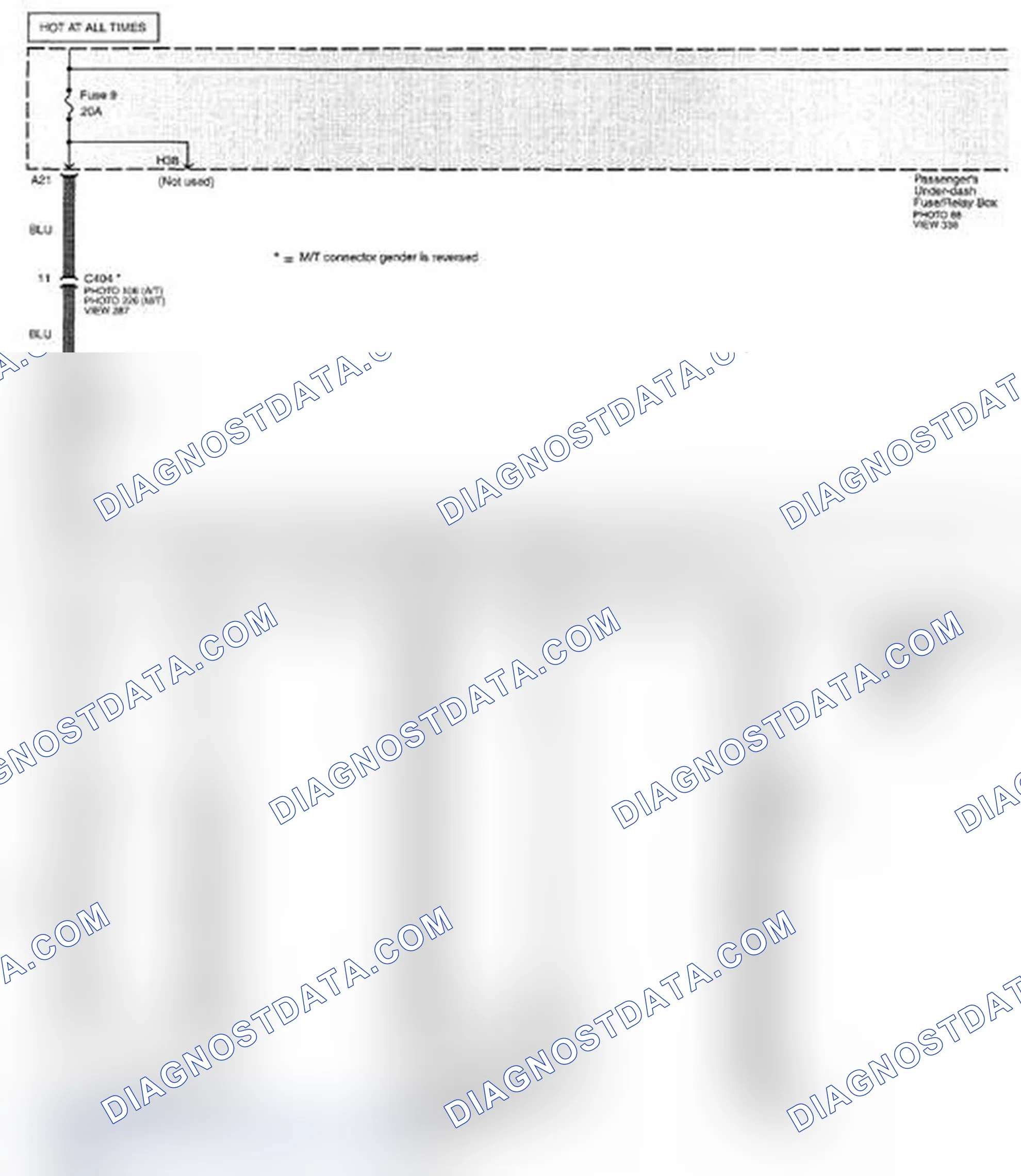 Scheme 406: Power Seat Circuit Diagram - Front Passenger's Power Seat (Page 140)