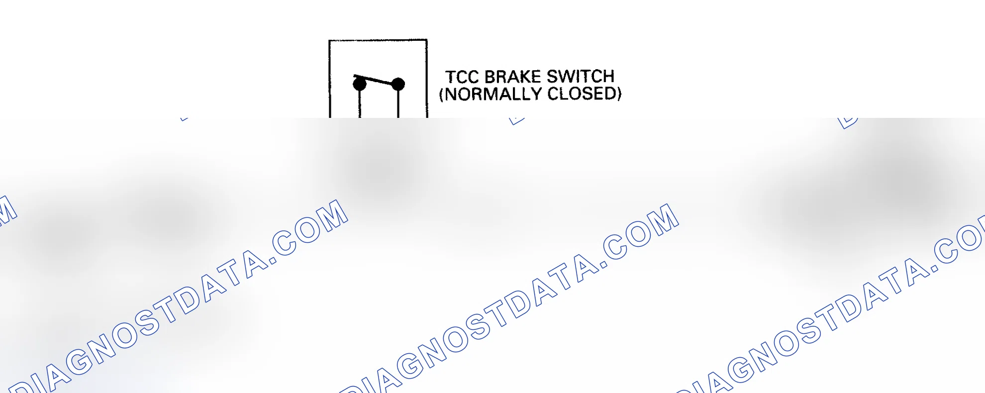 Scheme 322: Codes 37/38 Schematic (All Models) TCC Brake Switch On/Off