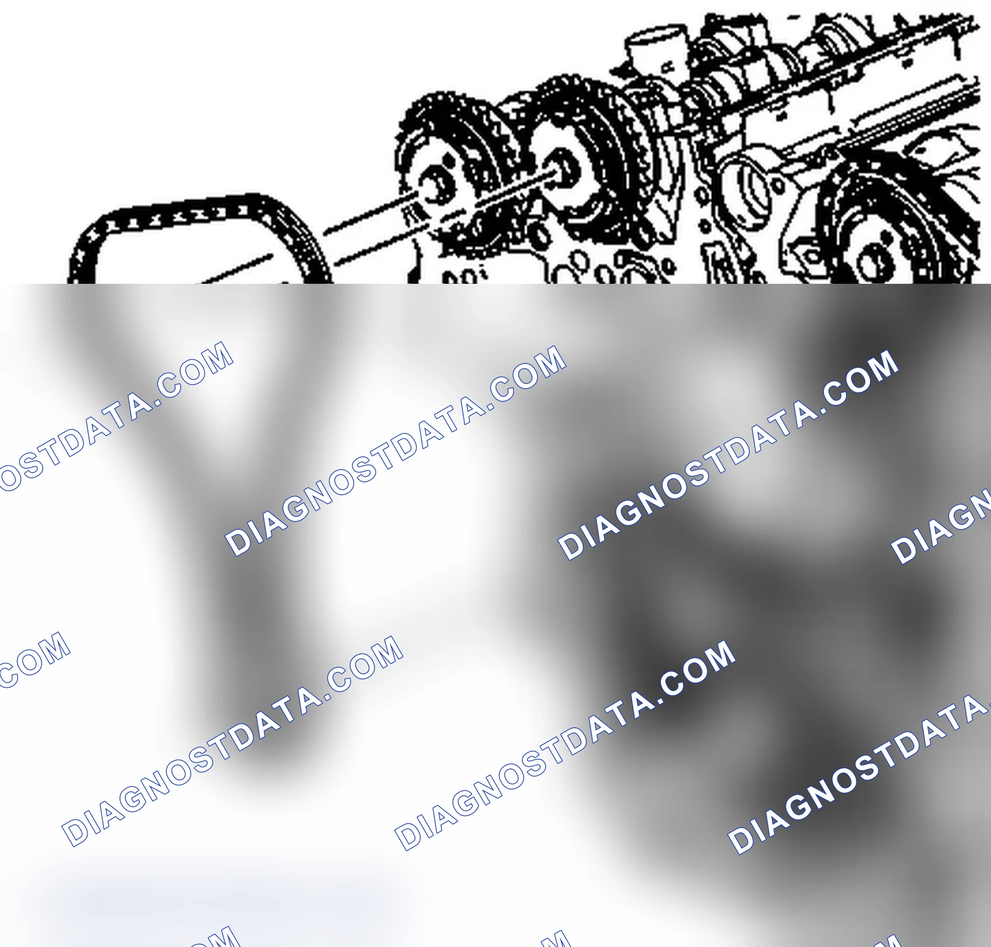 Scheme 1: Secondary Camshaft Drive Chain Removal - Right