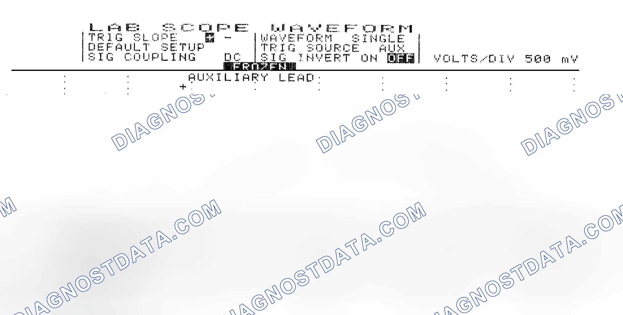 Scheme 14: Single Injector w/Excessive Current Flow - Current Pattern