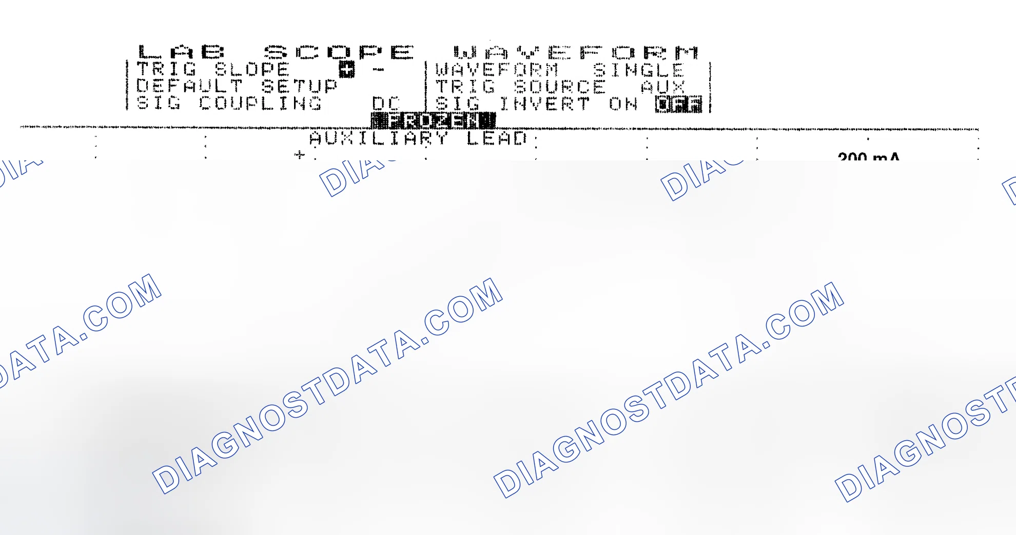 Scheme 13: Single Injector w/Normal Current Flow - Current Pattern