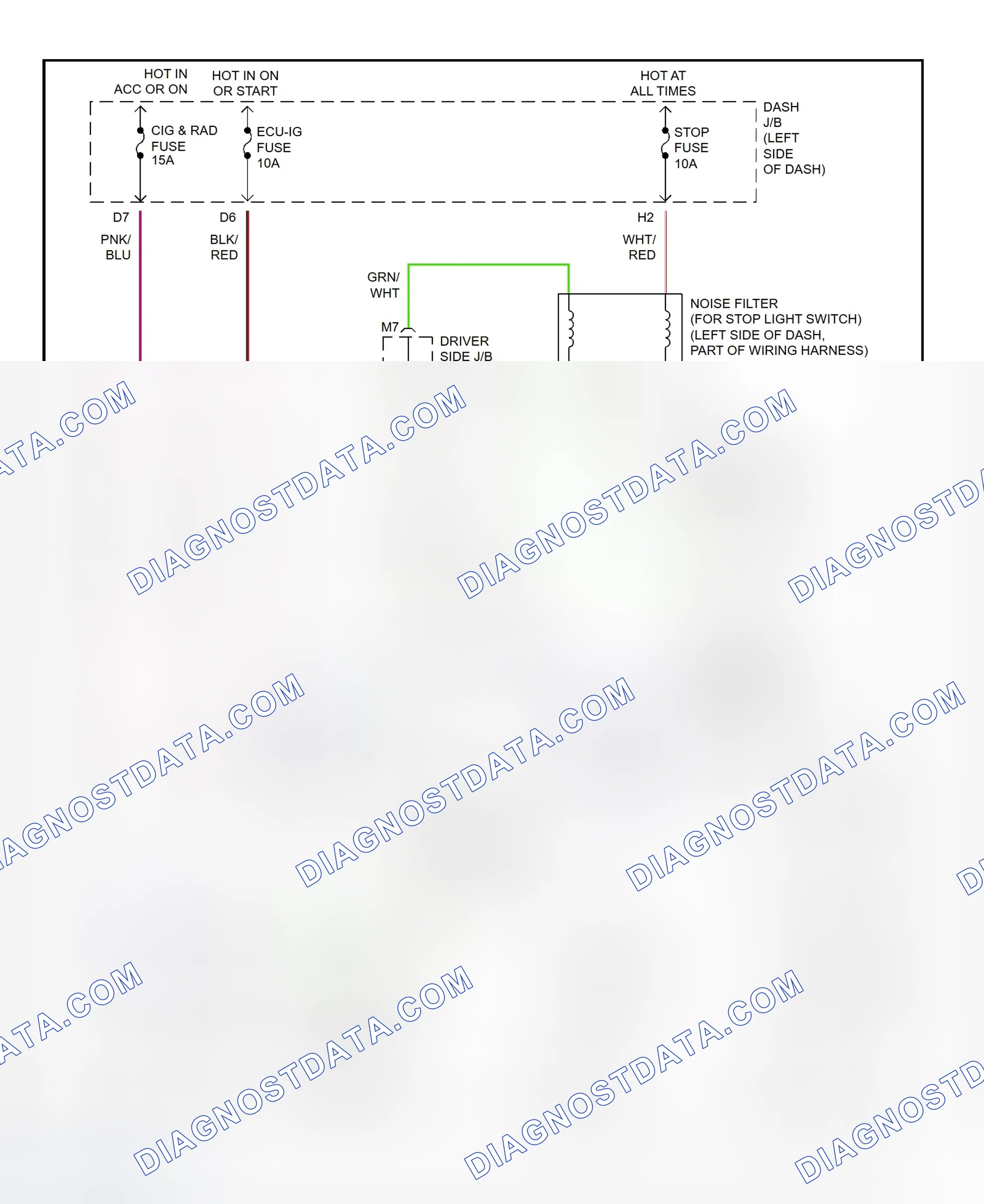Scheme 50: Shift Interlock System Wiring Diagram (1997 Avalon)