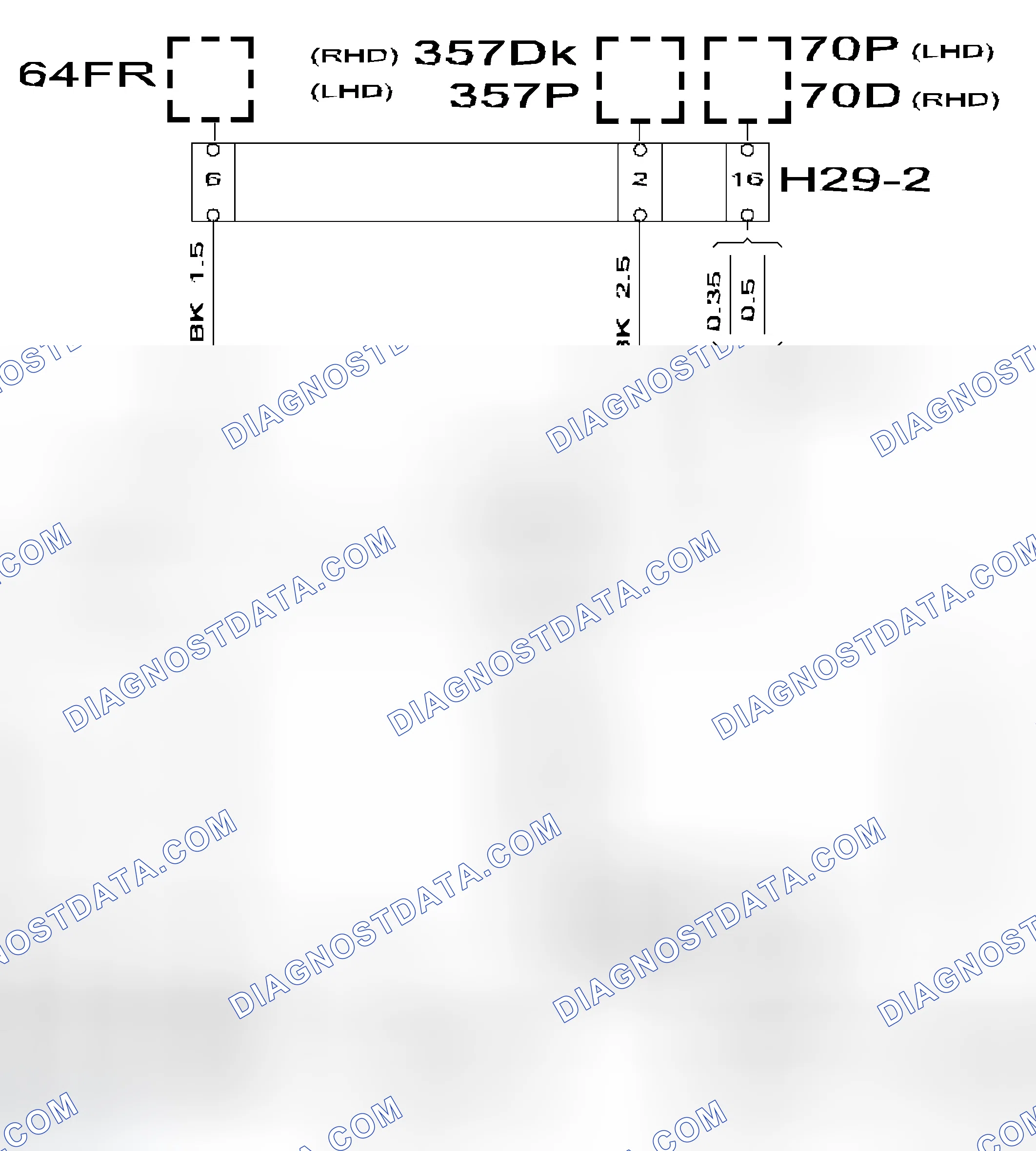 Scheme 61: Identifying Rear Harness (Crimp J113)