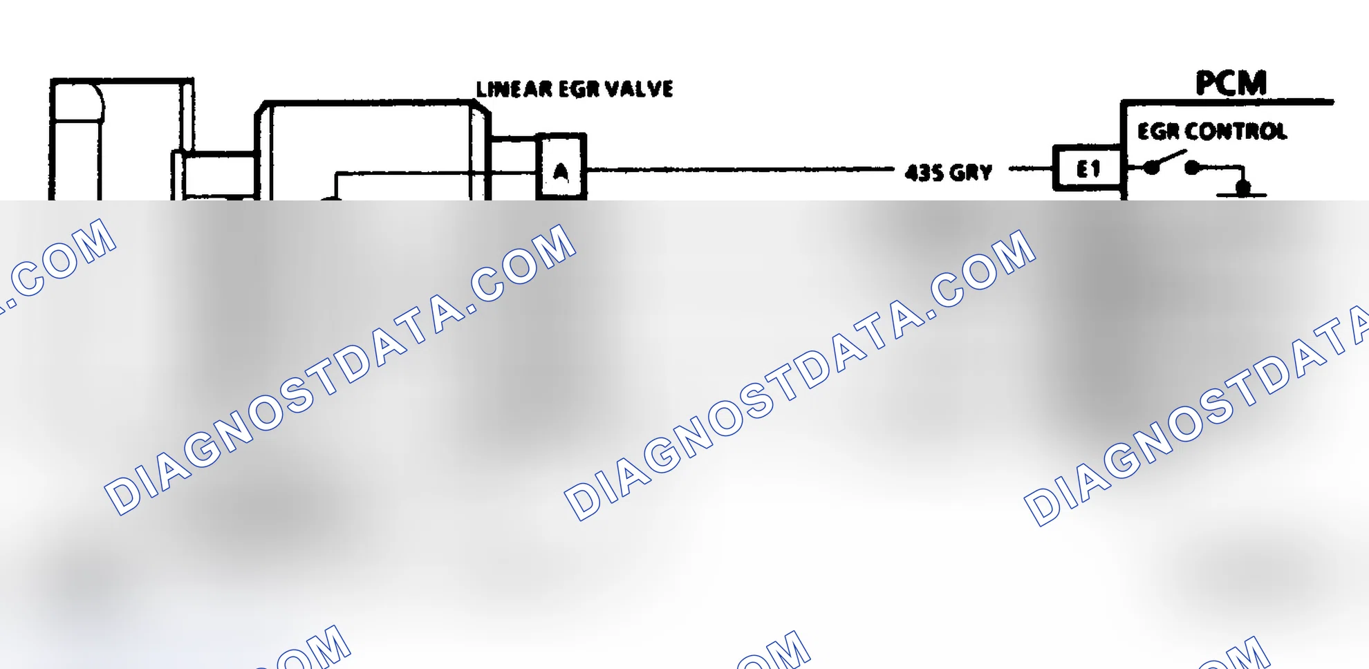 Scheme 110: Code 32 Schematic ("P" Series 7.4L) EGR Circuit Error With Linear EGR