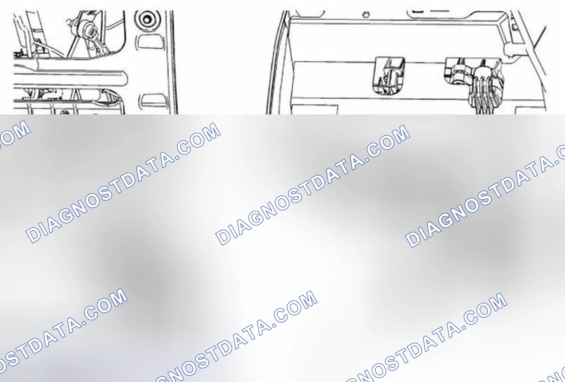 Scheme 56: Floor Air Temperature Sensor Replacement - Left Side