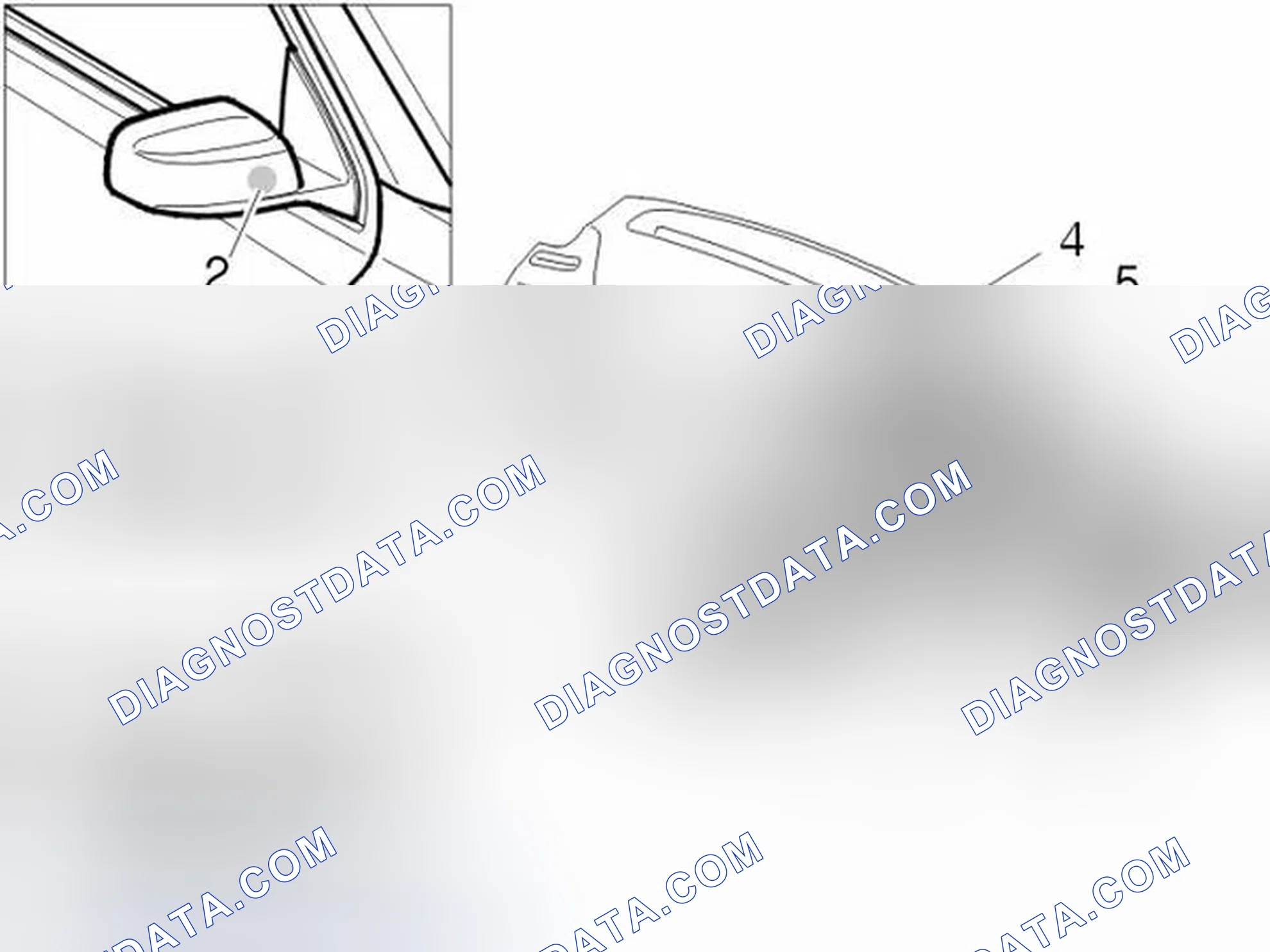 Scheme 9: Passenger Compartment/Door Mirror