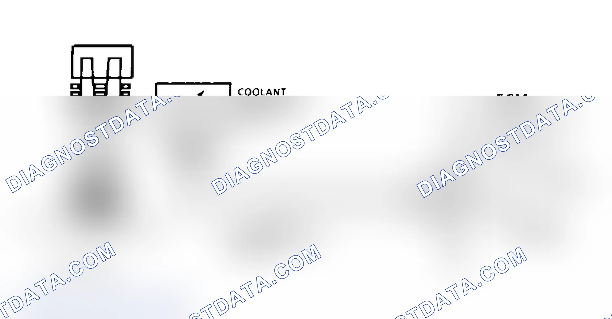 Scheme 28: Code 14 Schematic Coolant Sensor Signal Voltage Low