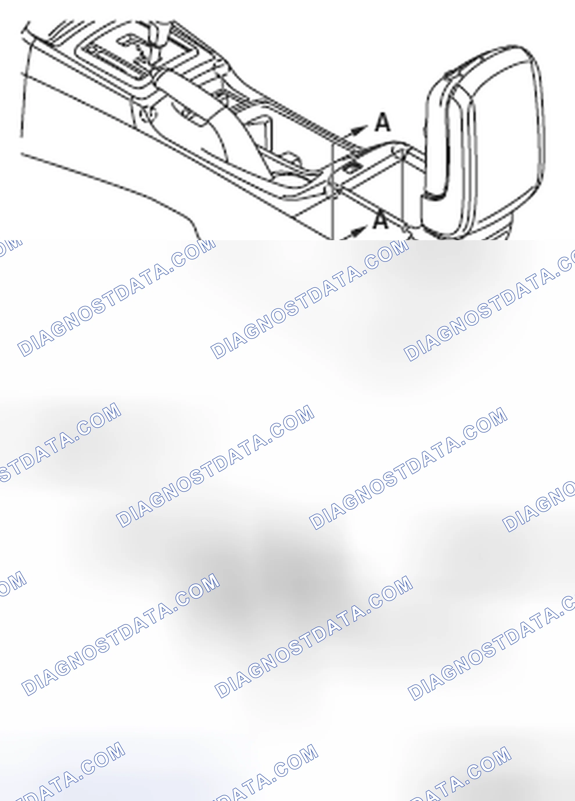 Scheme 24: >> A << FLOOR CONSOLE BOX CUP HOLDER REASSEMBLY