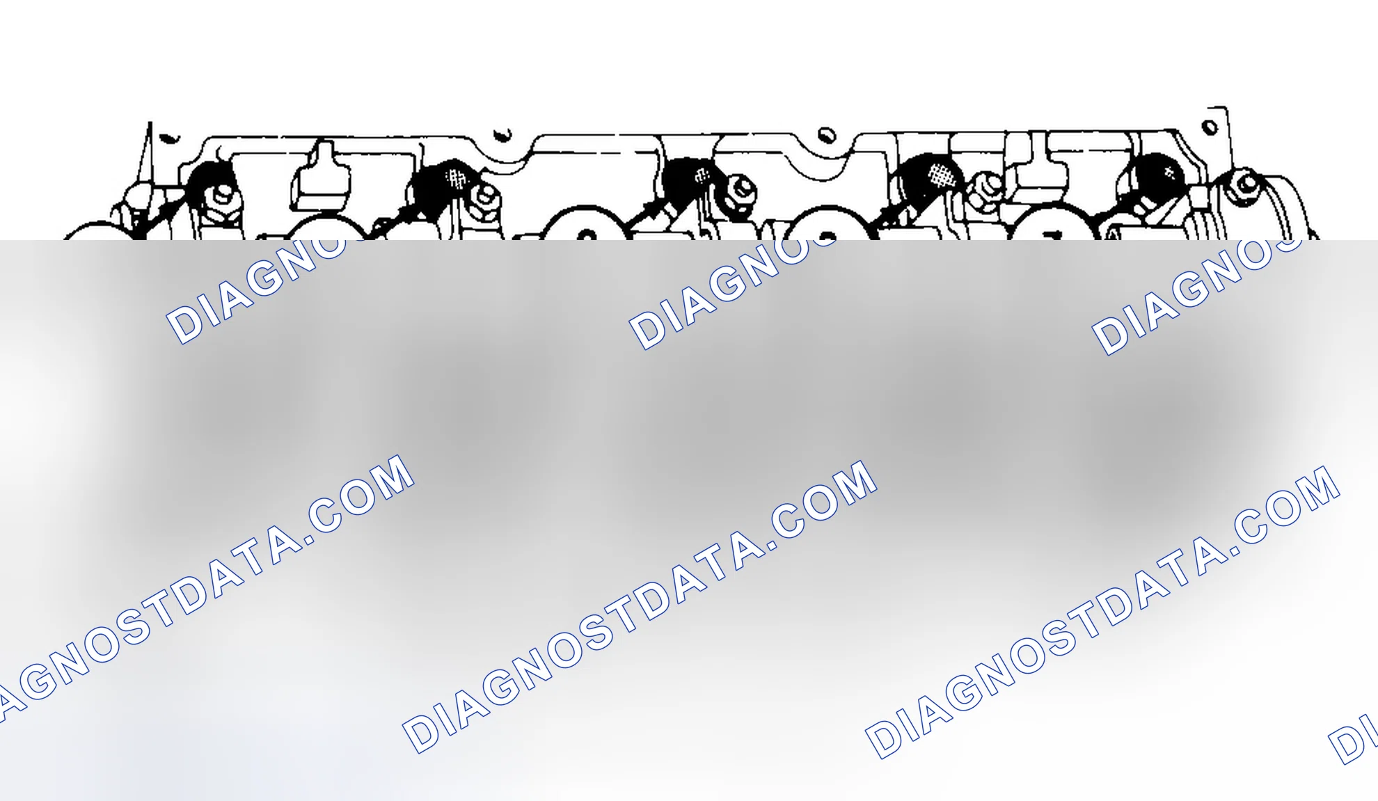 Scheme 7: Typical Cylinder Head Tightening or Loosening Sequence