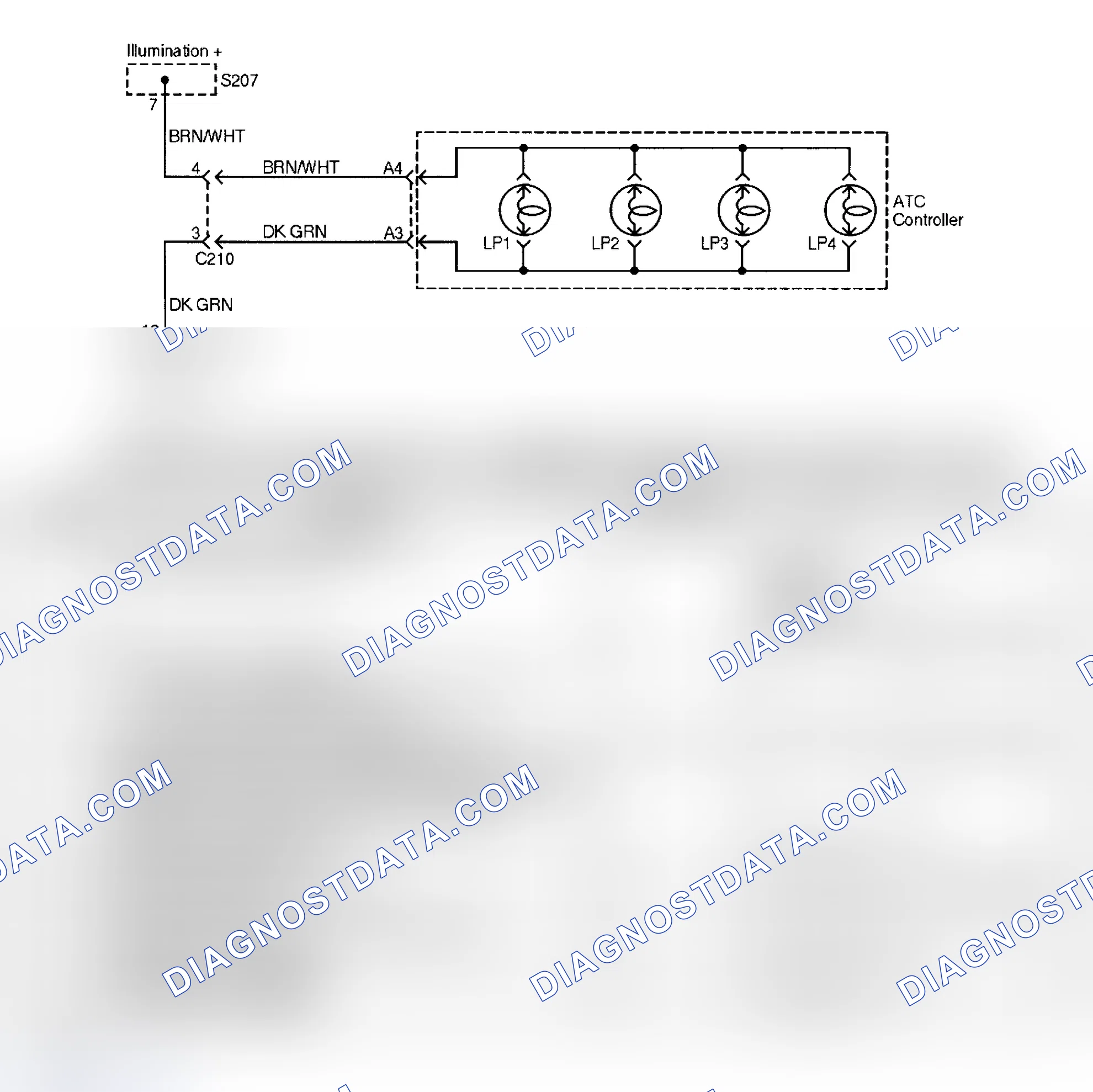 Scheme 9: CONTROLLER DOES NOT ILLUMINATE WHEN LIGHT SWITCH IS ON