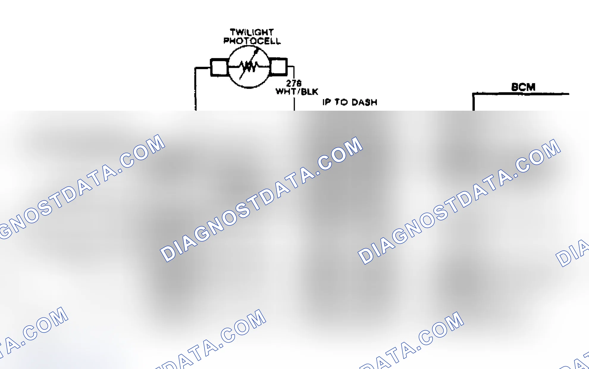 Scheme 122: Code B122, Wiring Diagram Panel Dimming Potentiometer Circuit (Reatta & Riviera)