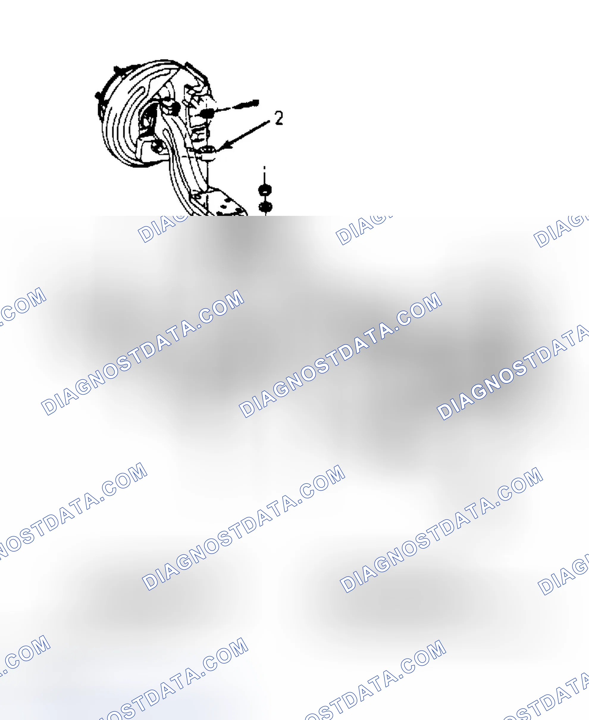 Scheme 5: View Of Steering Linkage (Commercial Van - I-Beam Axle)