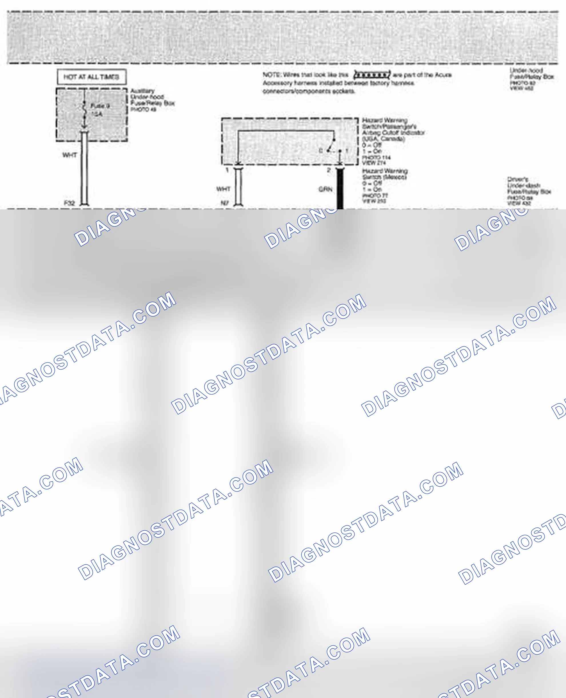 Scheme 261: Acura Accessory Circuit Diagram (Page 118-1)