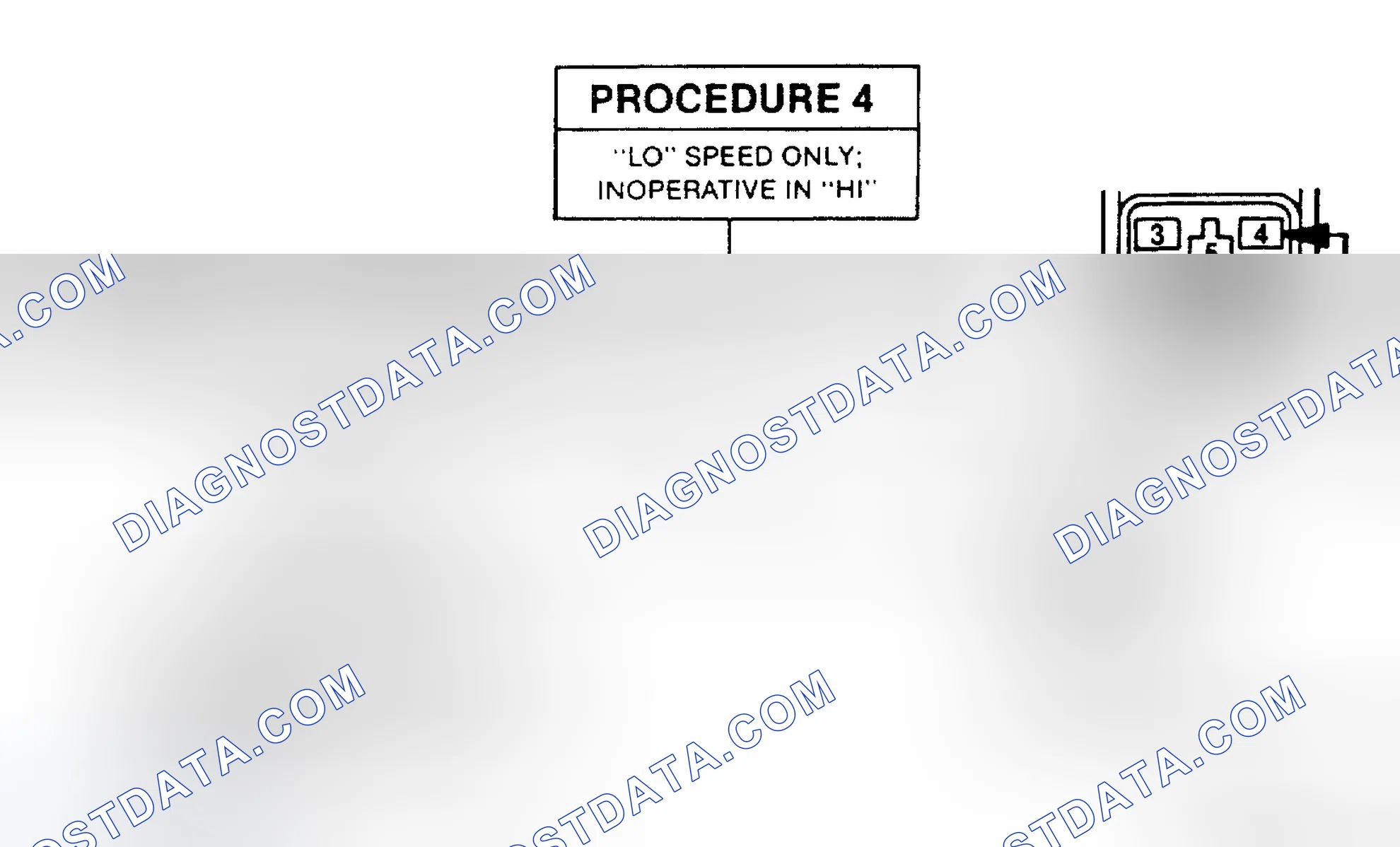 Scheme 6: FRONT - "LO" SPEED ONLY, INOPERATIVE IN "HI"