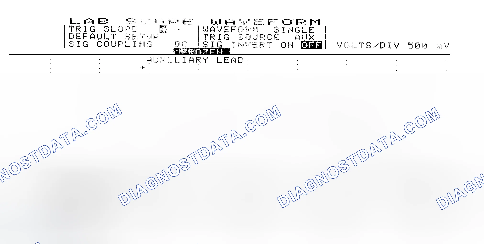 Scheme 14: Single Injector w/Excessive Current Flow - Current Pattern