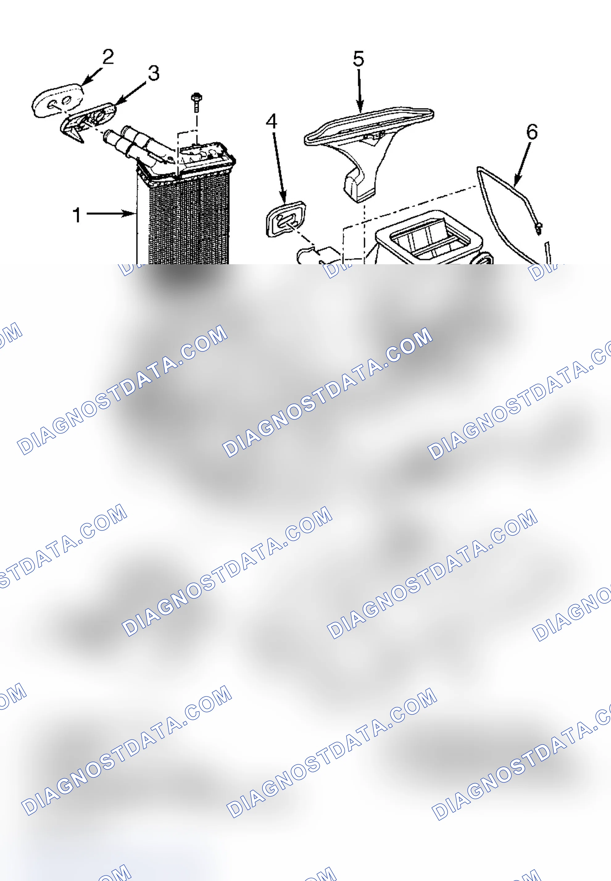 Scheme 6: Removal & Installation (Central & Temperature Regulator Flap Motors)