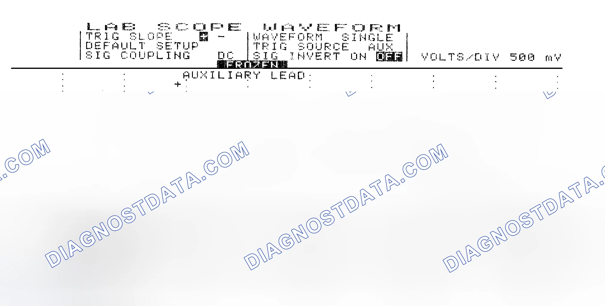 Scheme 14: Single Injector w/Excessive Current Flow - Current Pattern