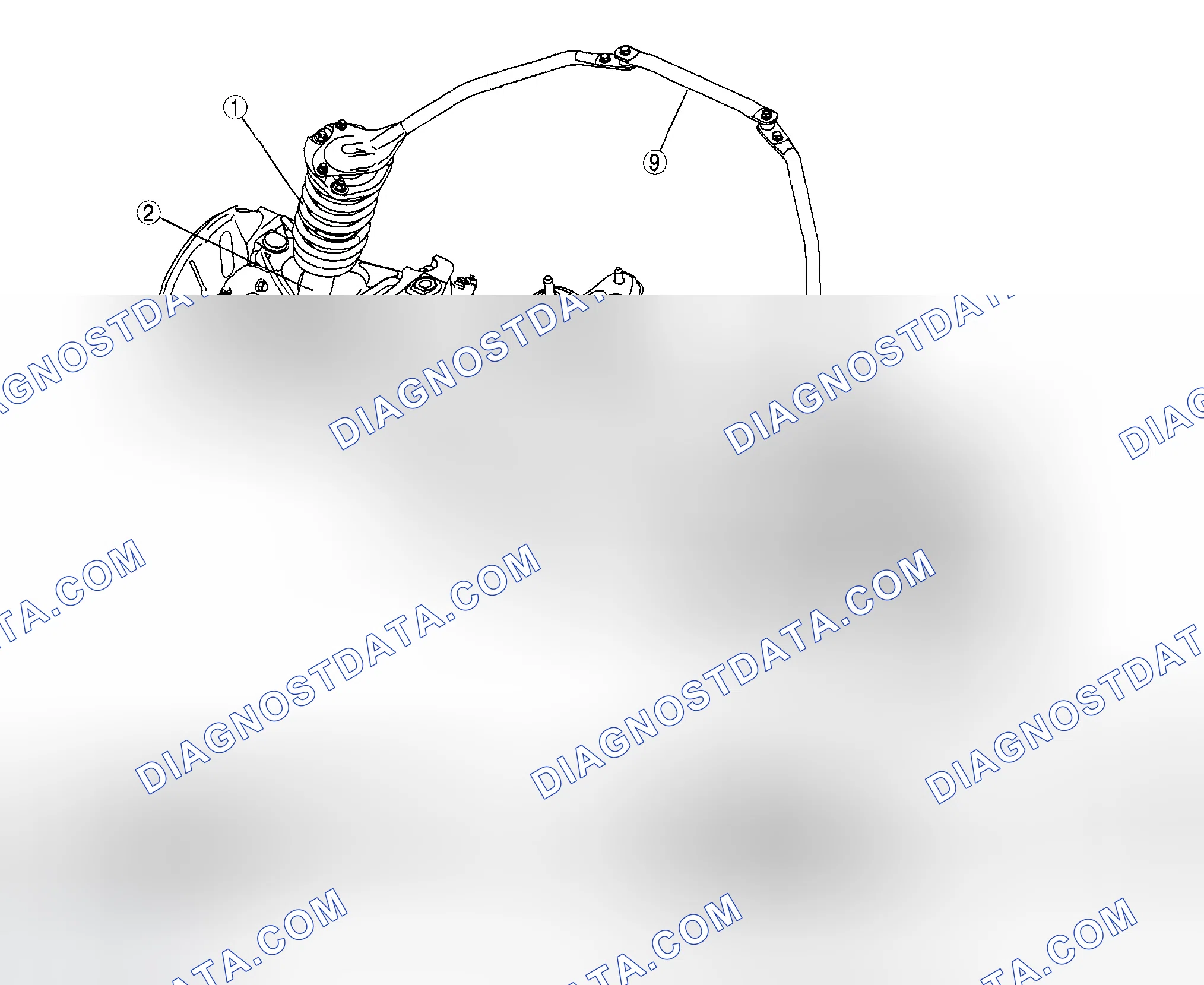 Scheme 1: FRONT SUSPENSION LOCATION INDEX