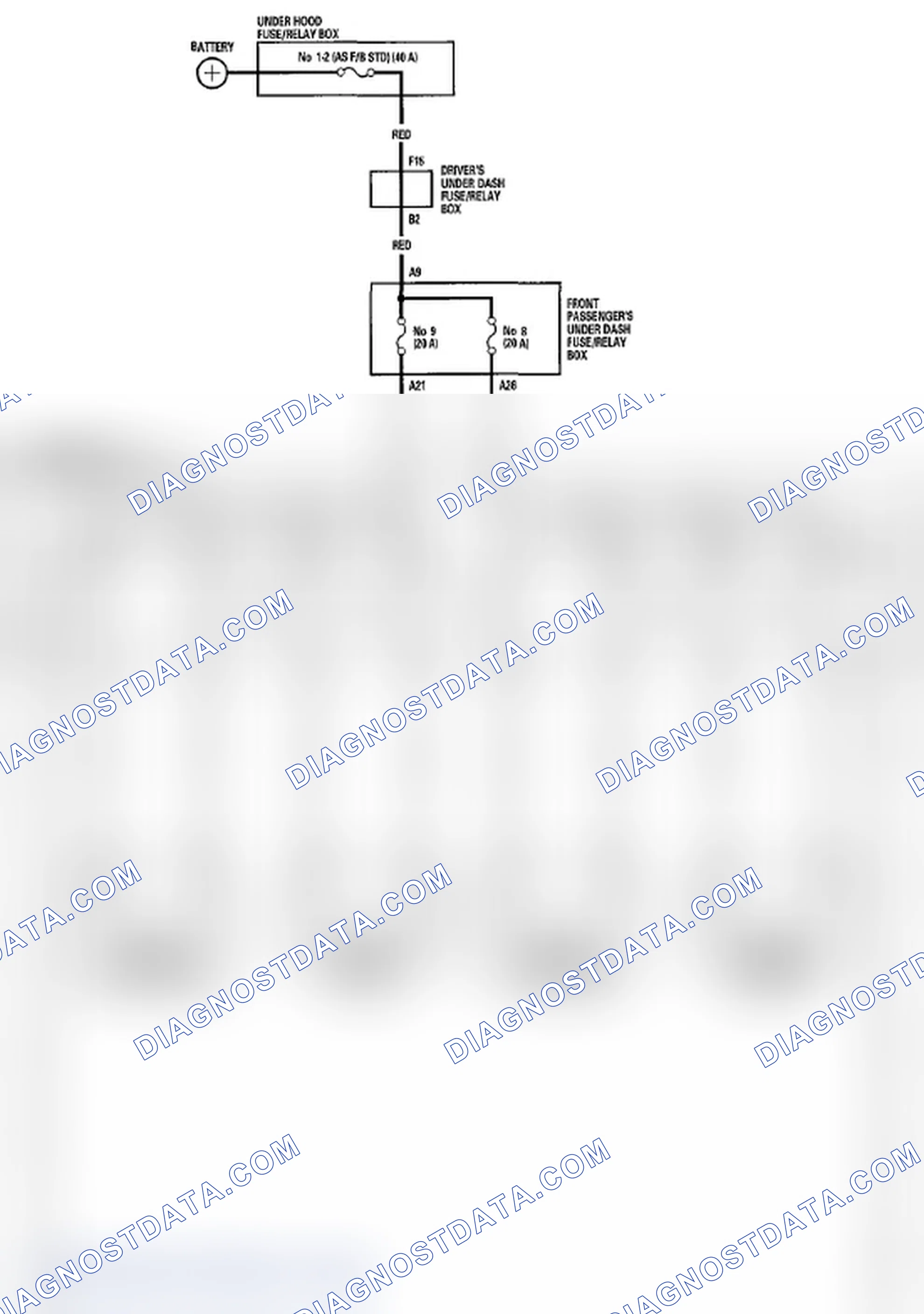 Scheme 80: Circuit Diagram - Front Passenger's Power Seat