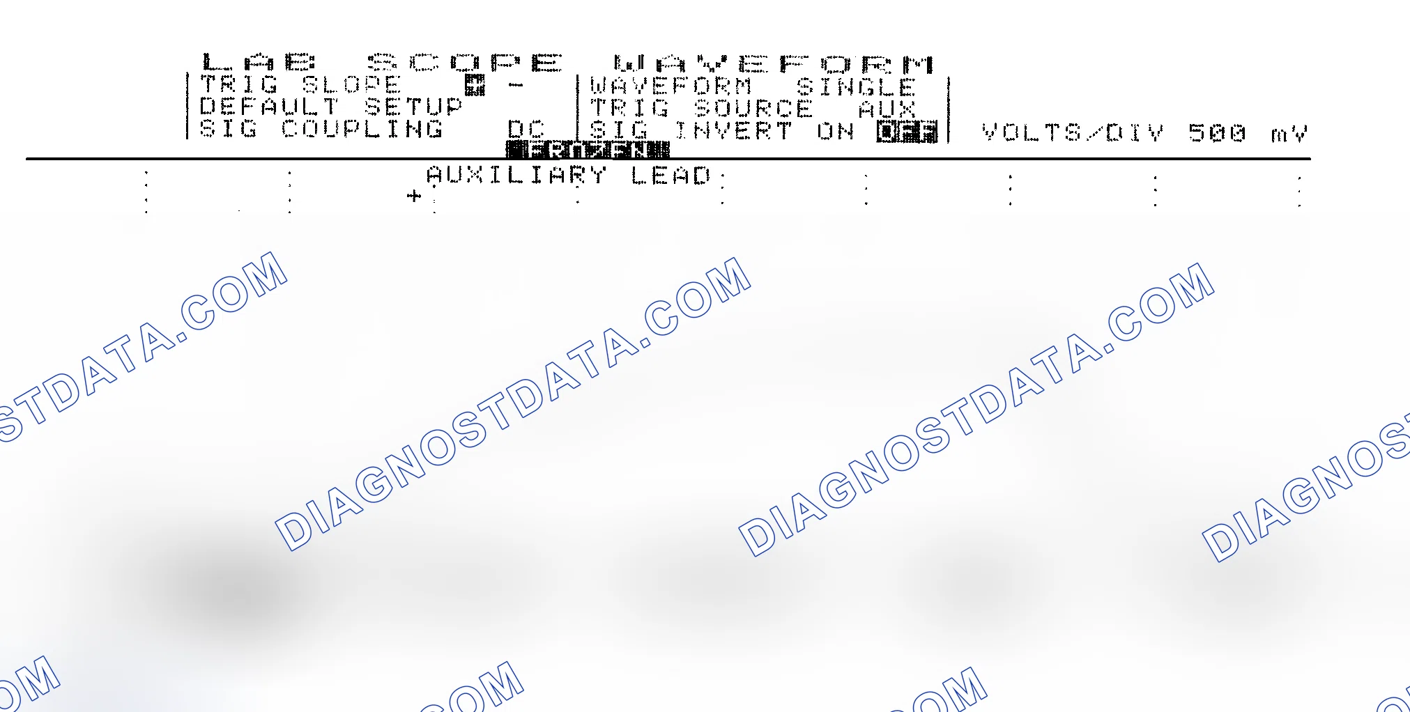 Scheme 14: Single Injector w/Excessive Current Flow - Current Pattern